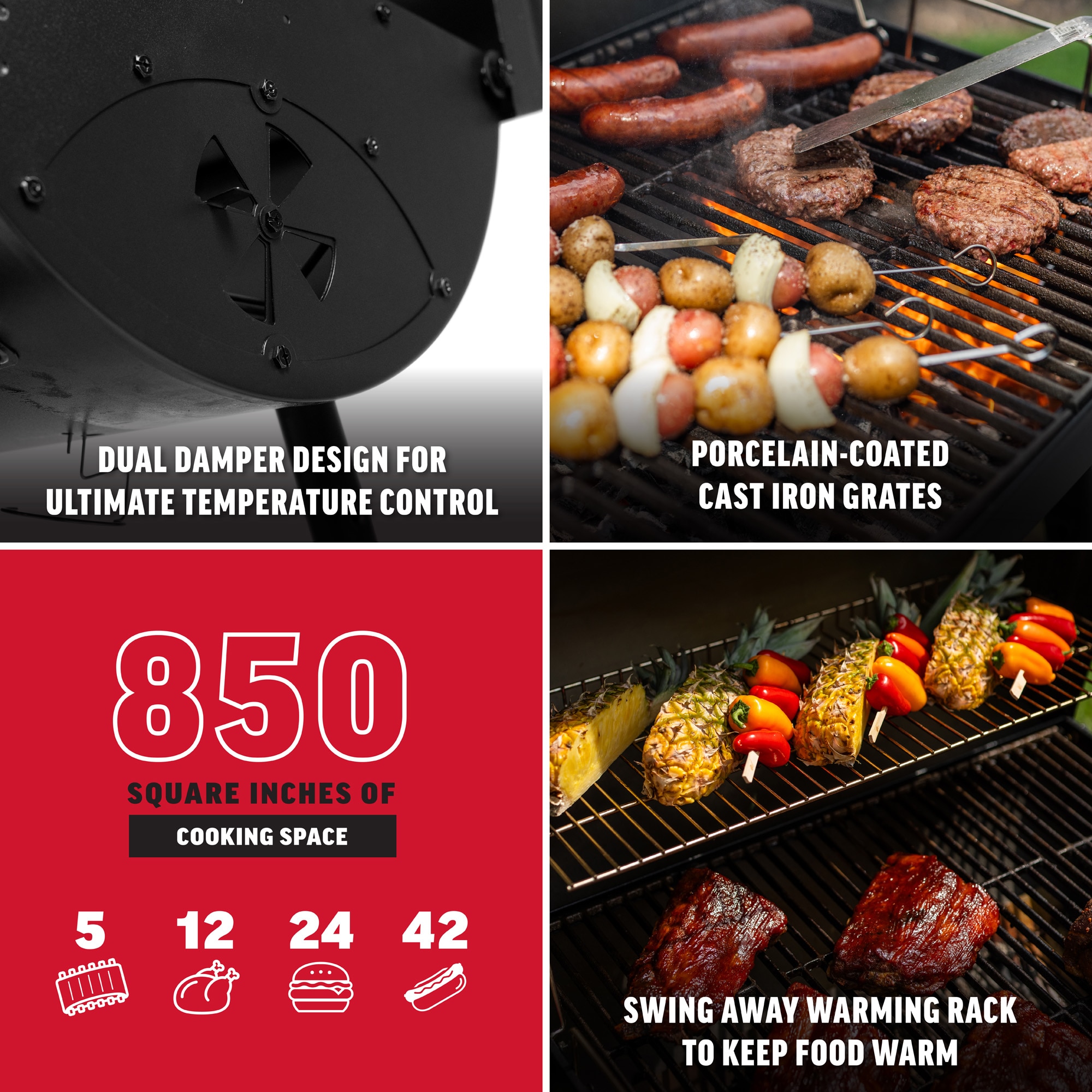 Char-Griller E2827 Charcoal-Grills - Thumbnail View #4
