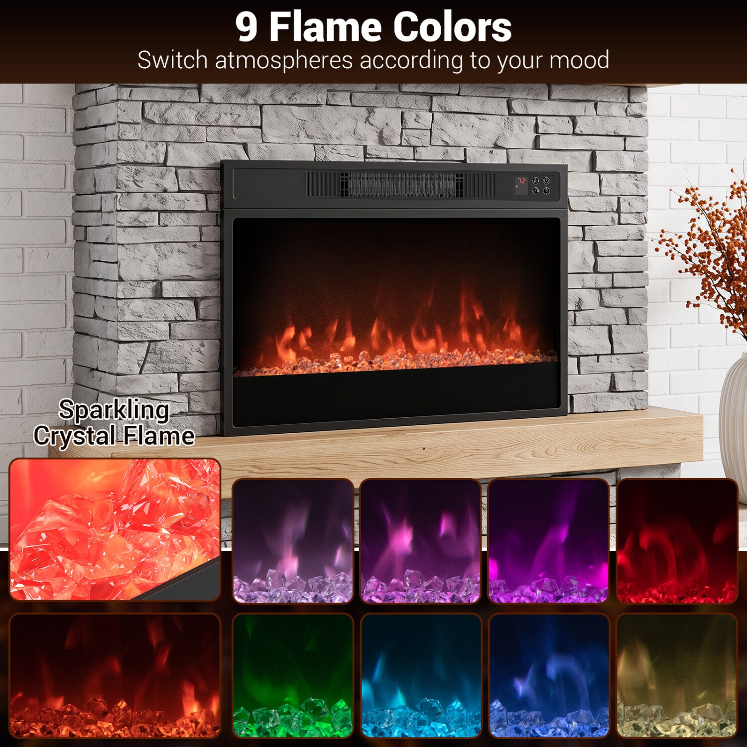 Mondawe MOID51A00016044 Electric-Fireplaces - View #3