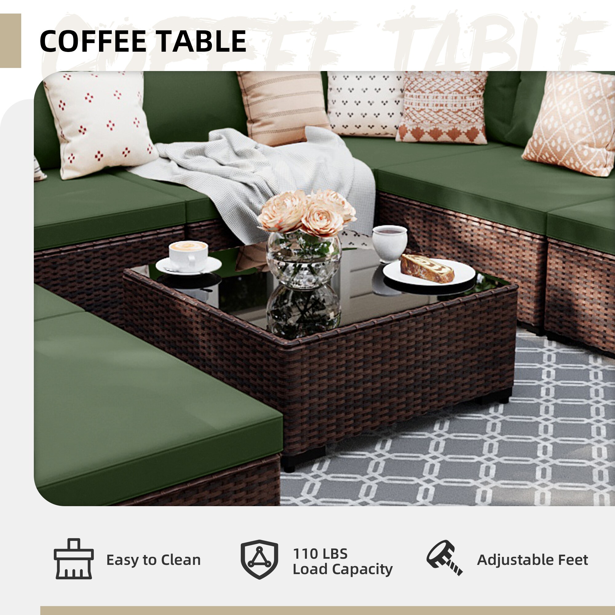 UPHA US1TBSF250534 Patio-Conversation-Sets - View #6