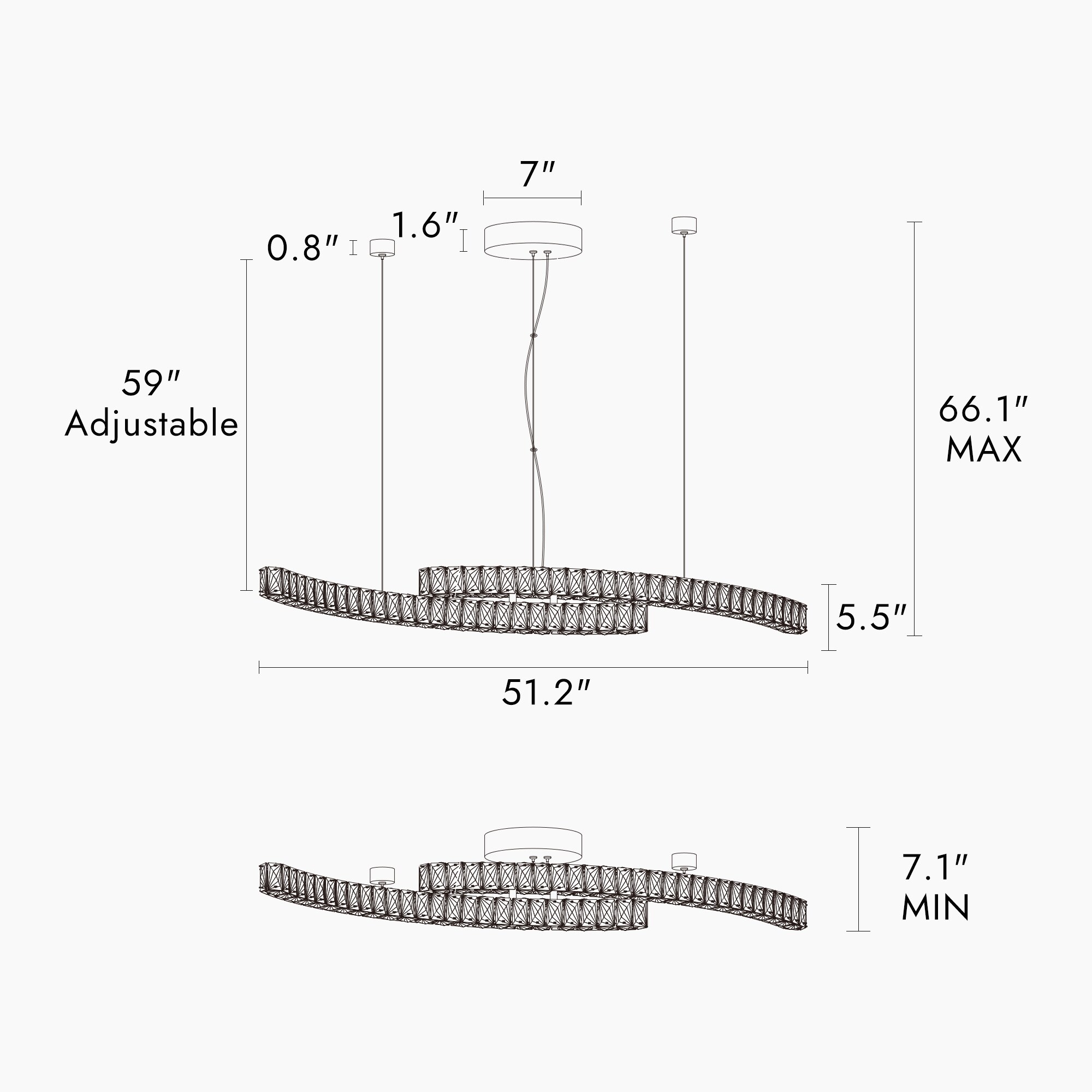 LNC HA05183 Pendant-Lights - View #6