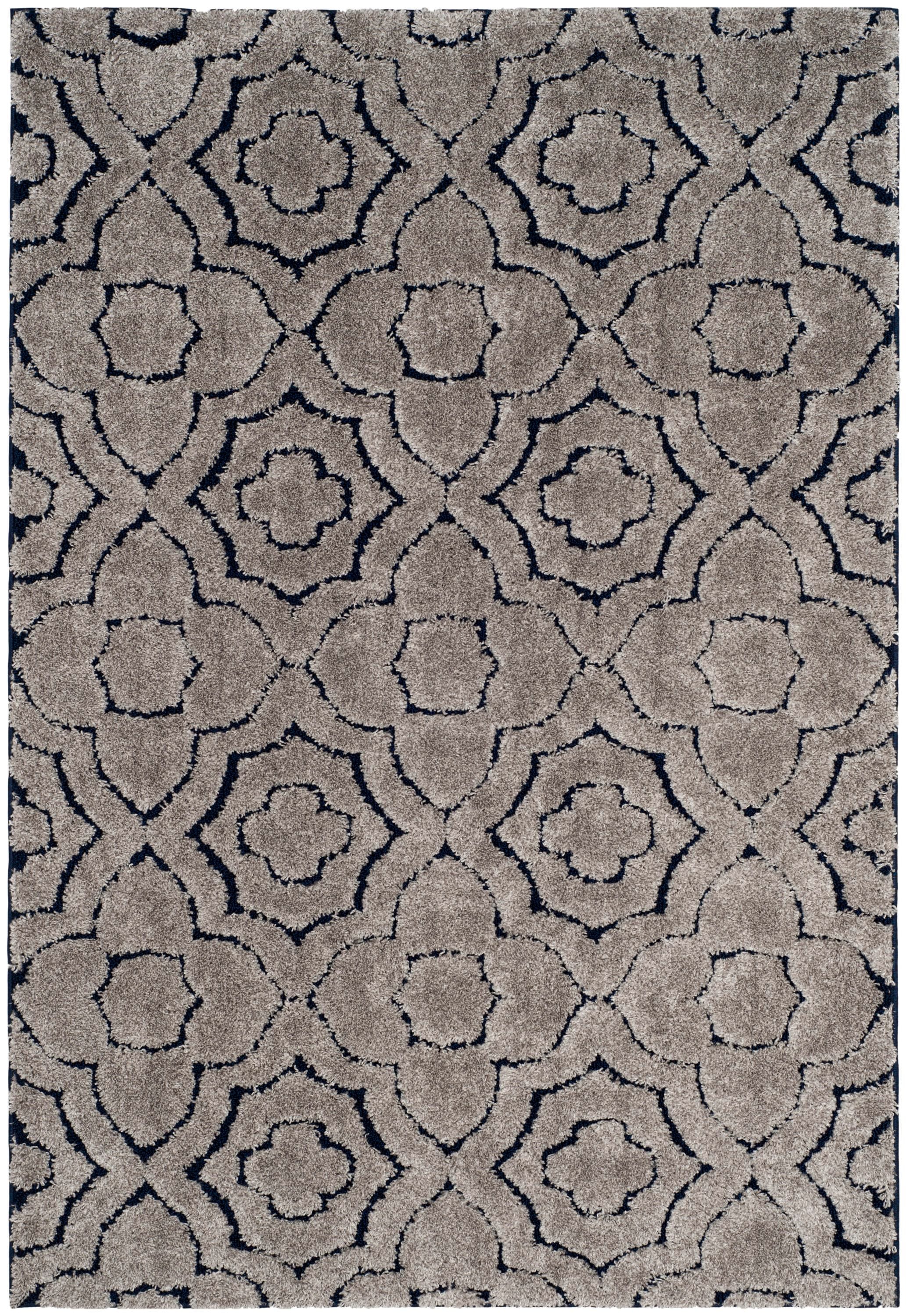 Safavieh SG832T-8 Memphis Beals 8 x 10 Taupe/Blue Indoor Floral/Botanical Farmhouse/Cottage Area Rug