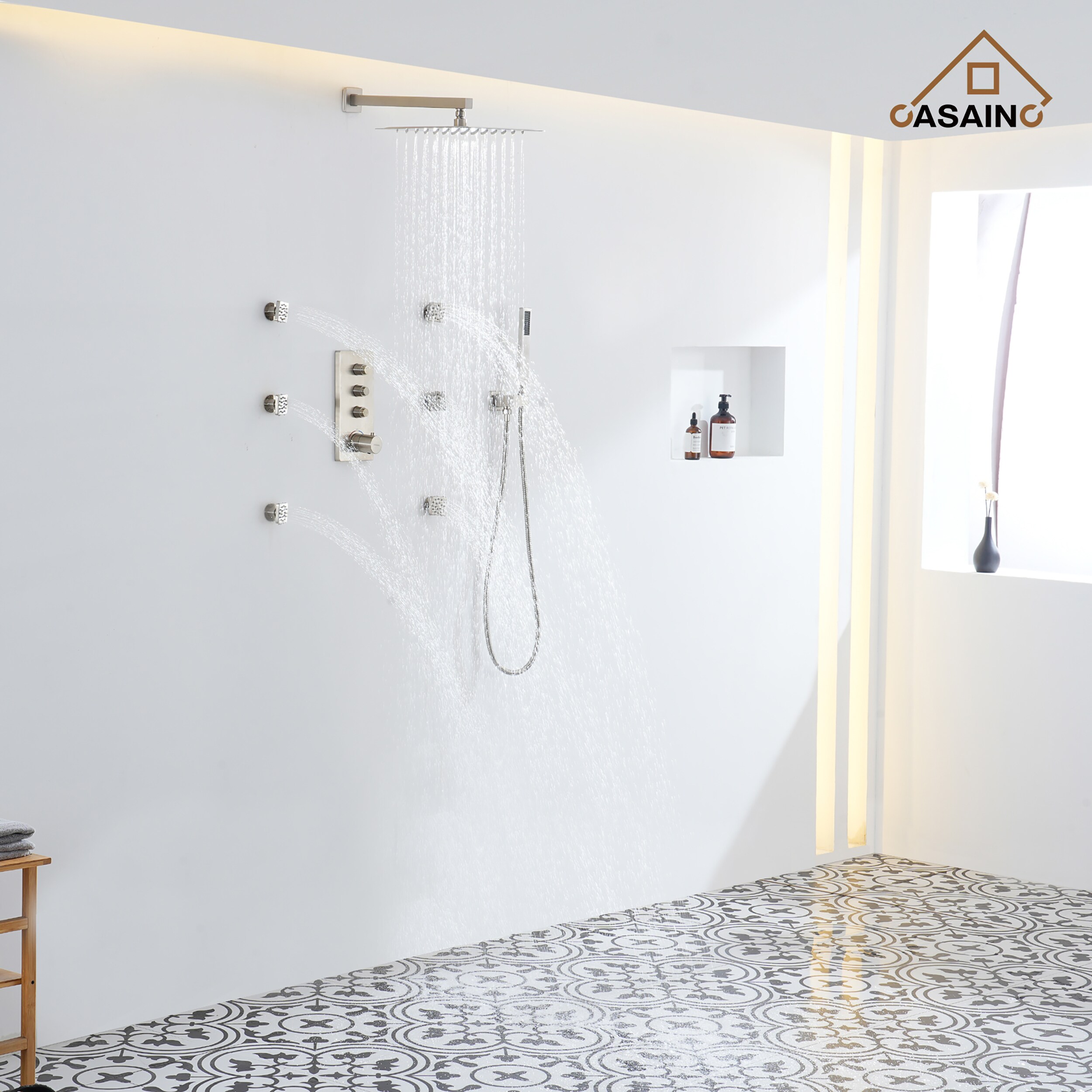 CASAINC CA-102009BV-2 Showerhead-Bar-Panels - View #4