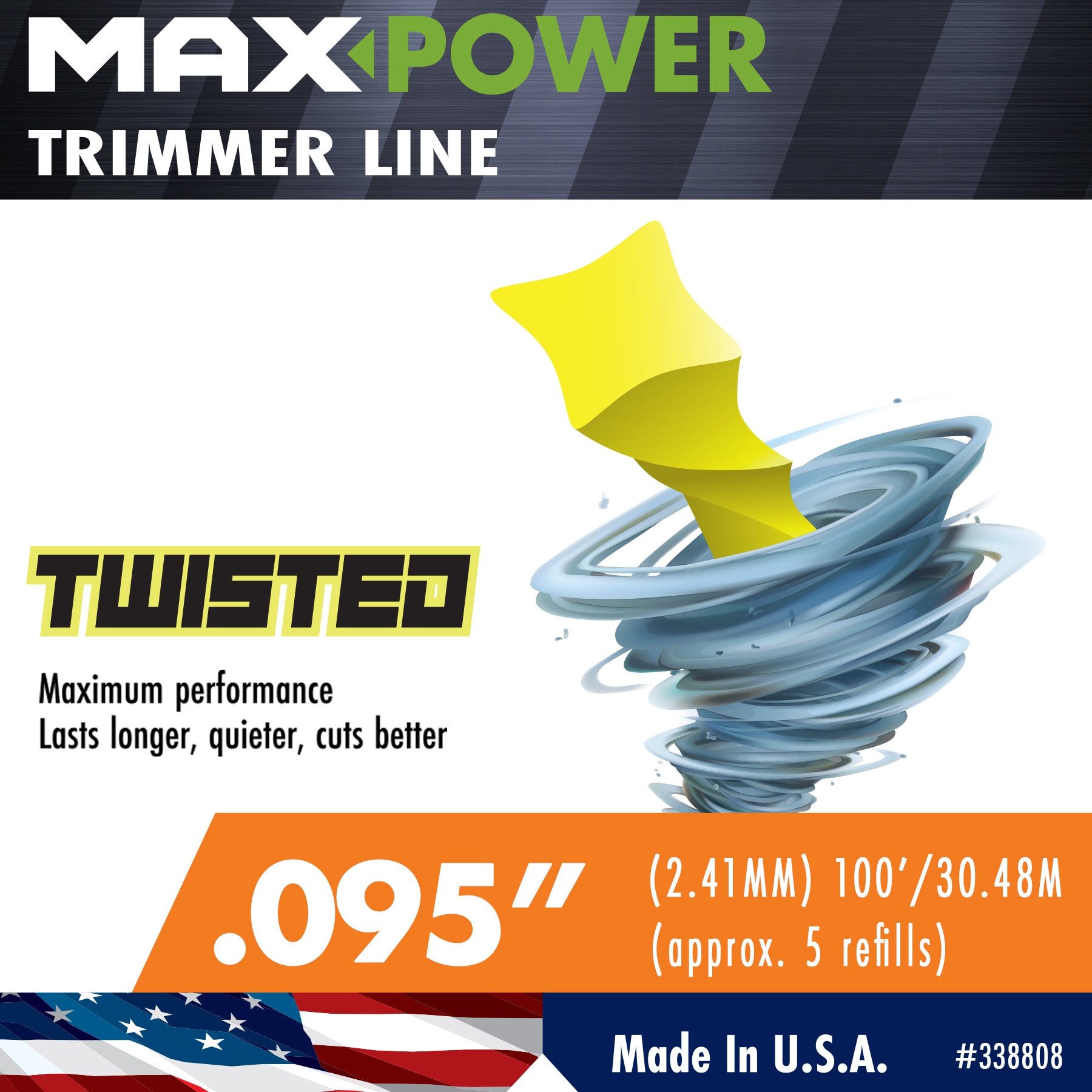 MaxPower 338808 Trimmer-Line - View #2