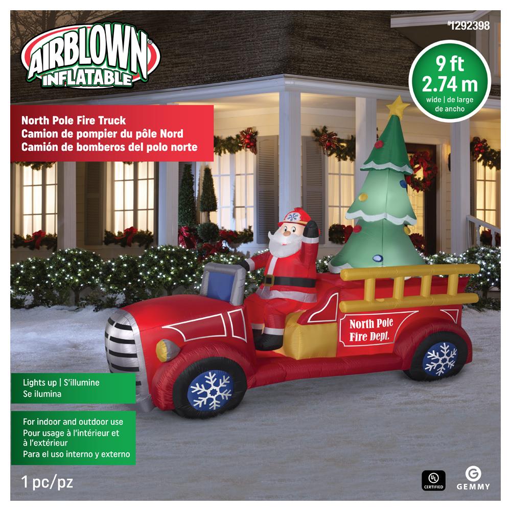Gemmy 8.2021-ft Lighted Christmas Inflatable at Lowes.com