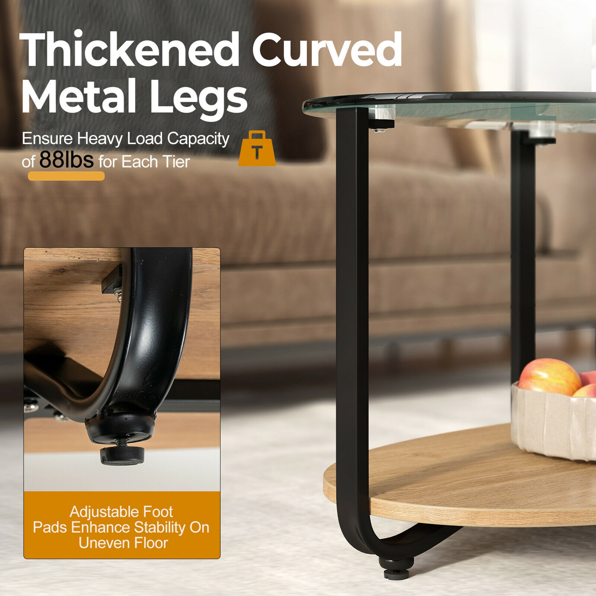 Costway SXL00101 Coffee-Tables - View #5