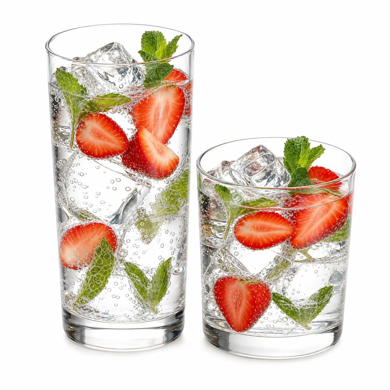 Baginizer 8 Piece Versatile Drinkware Set Tall Short Glasses For Everyday Use