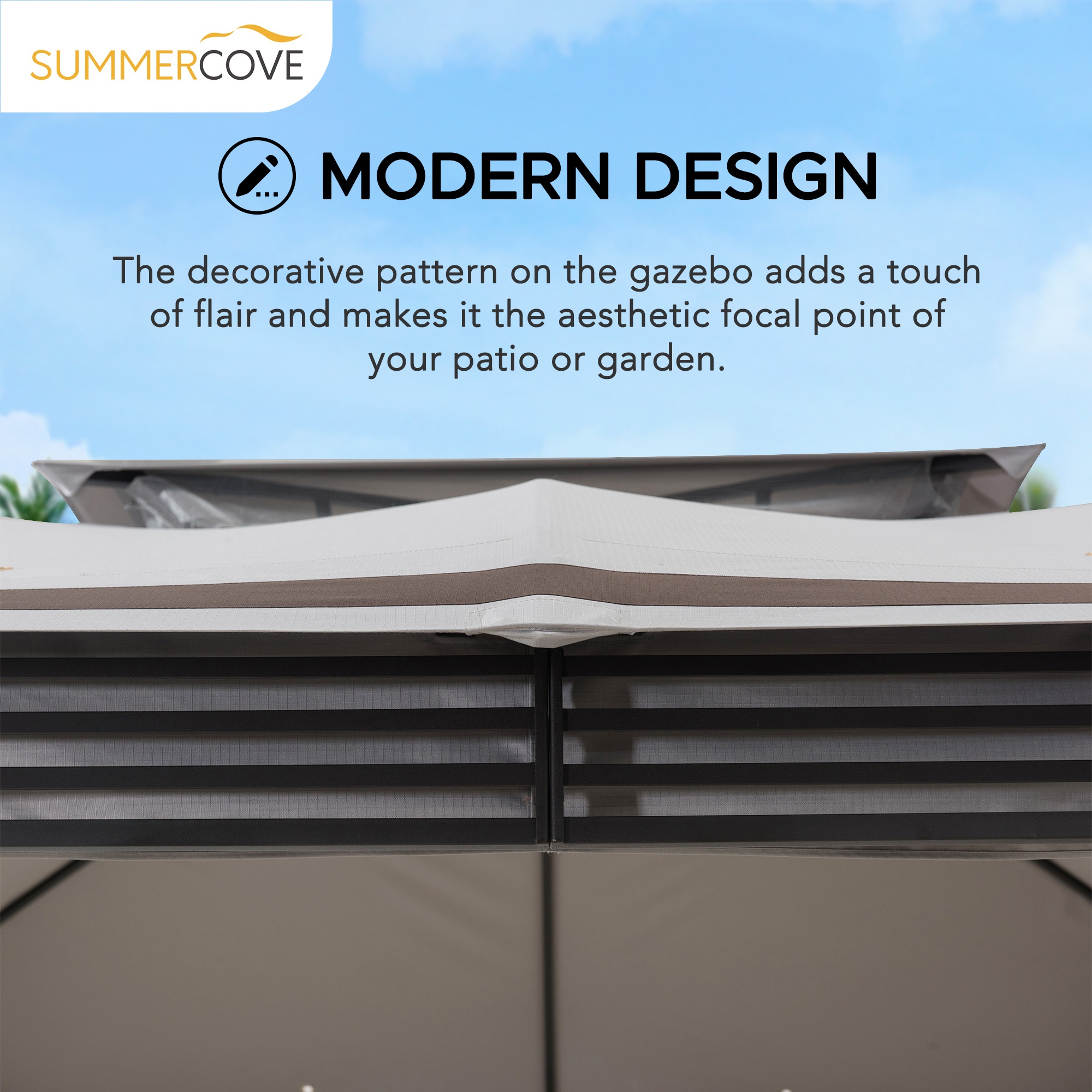 SUMMERCOVE A101015600 Wood-Resin-Gazebos - View #7