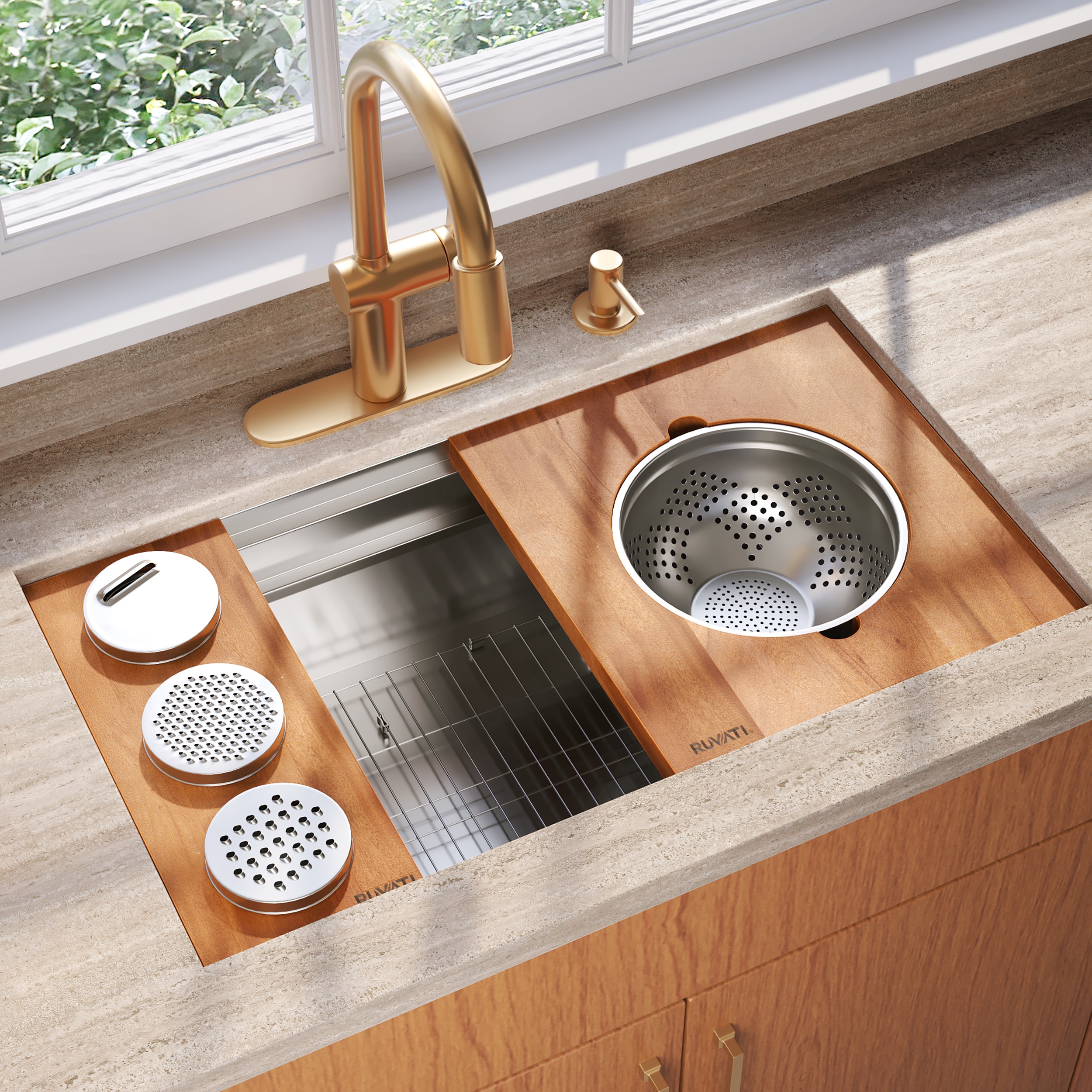 Ruvati RVH8222 Kitchen-Sinks - View #6