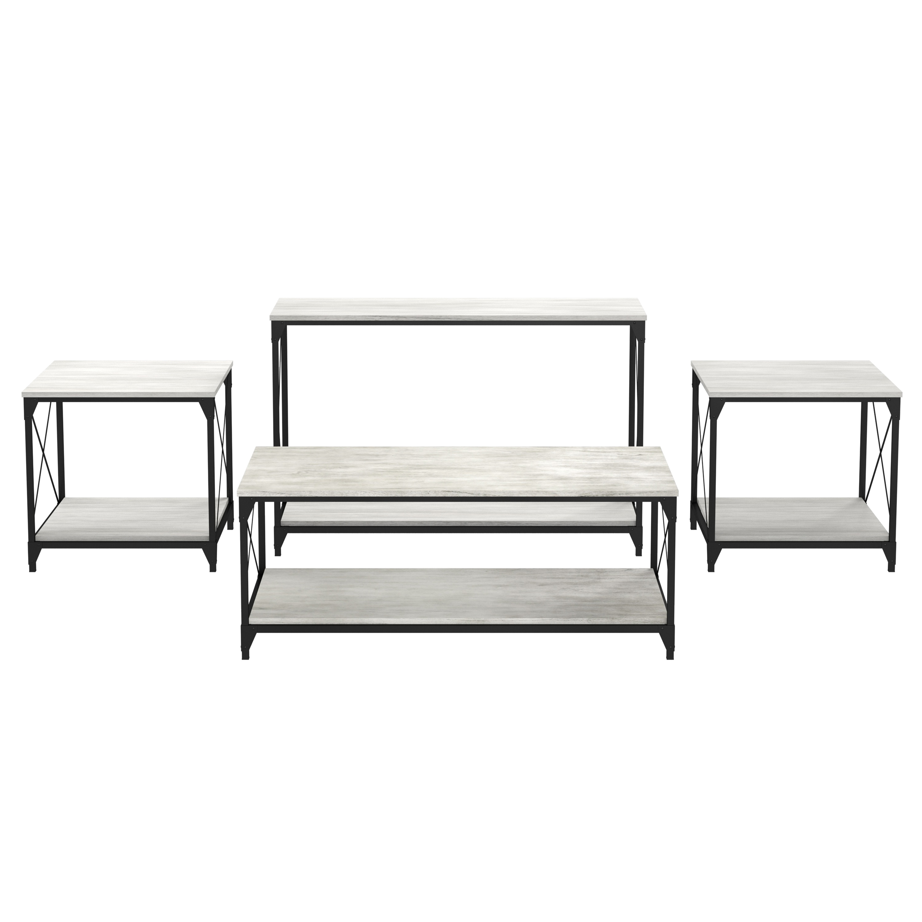 Furniture of America IDF-4563-4PC Accent-Table-Sets - View #3