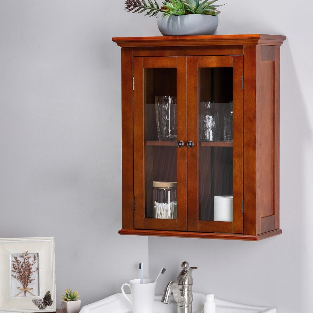 Mahogany bathroom online wall cabinet