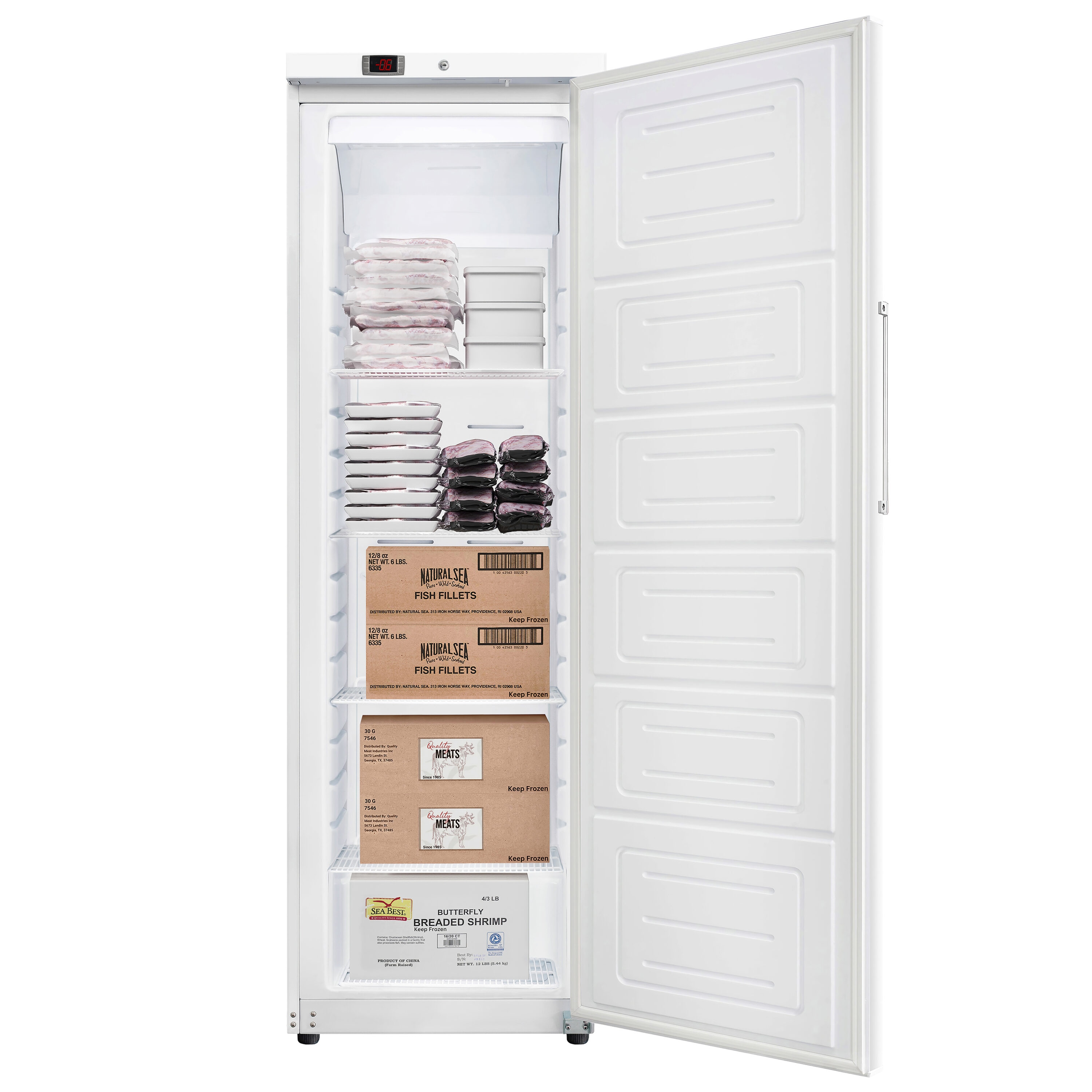 KoolMore LOW-KM-RIF-1D12C-WH Commercial-Freezers - View #4
