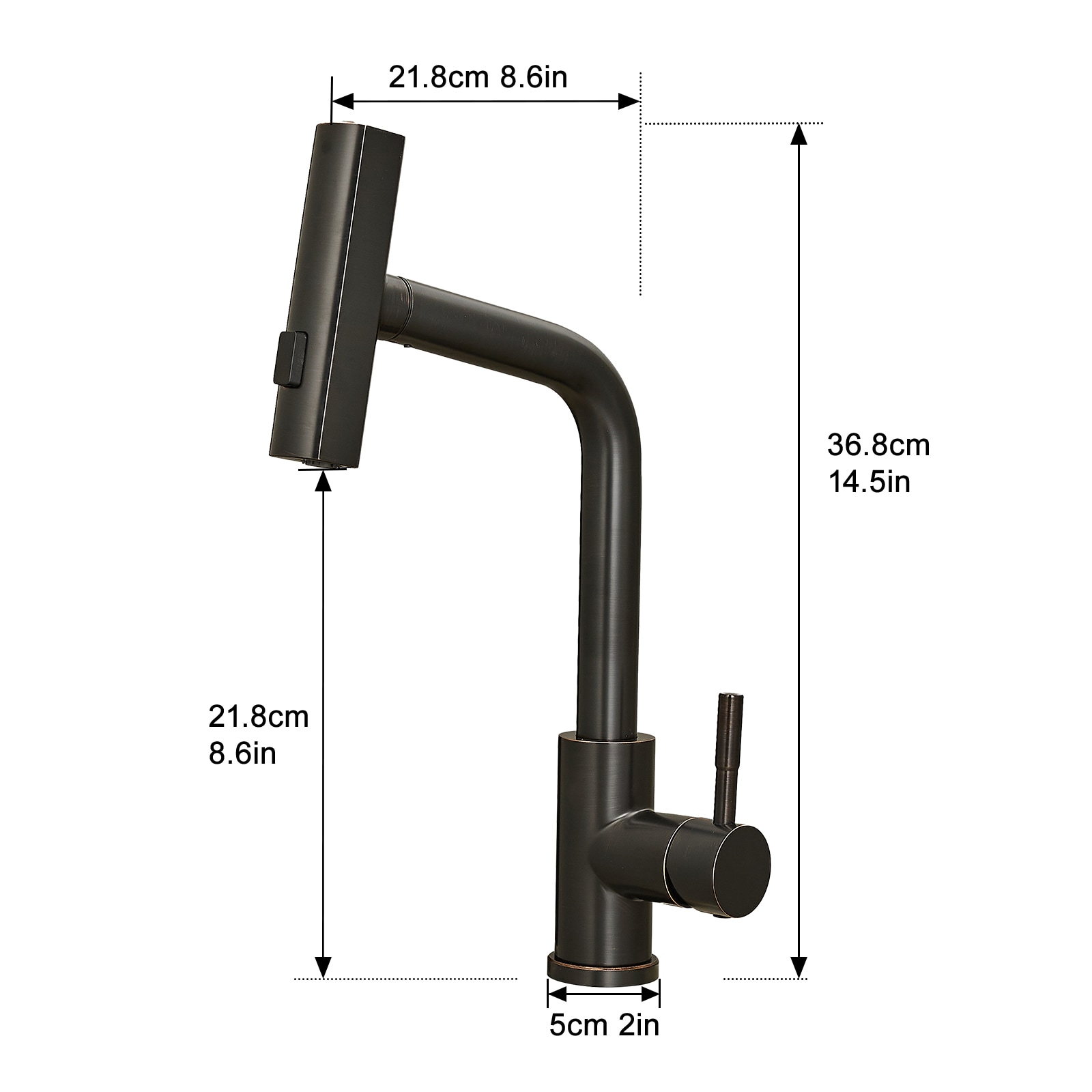 BEARSOLIM DJYC-W1932P442842 Kitchen-Faucets - View #3
