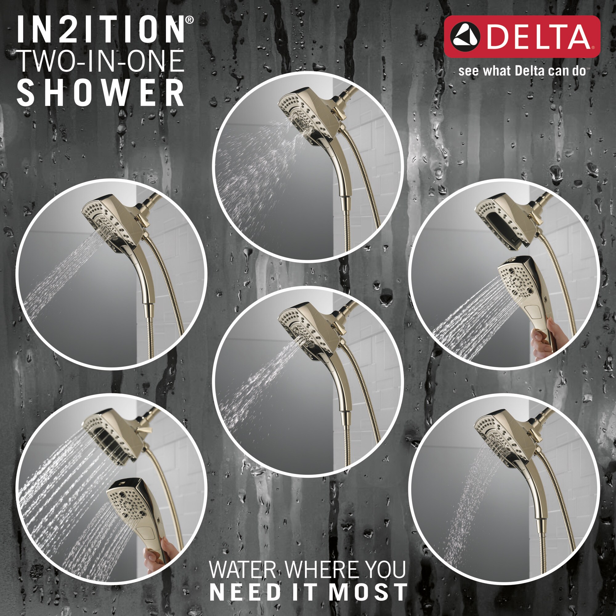 Delta 58474-PN-PR25 Fixed-Showerhead - View #18
