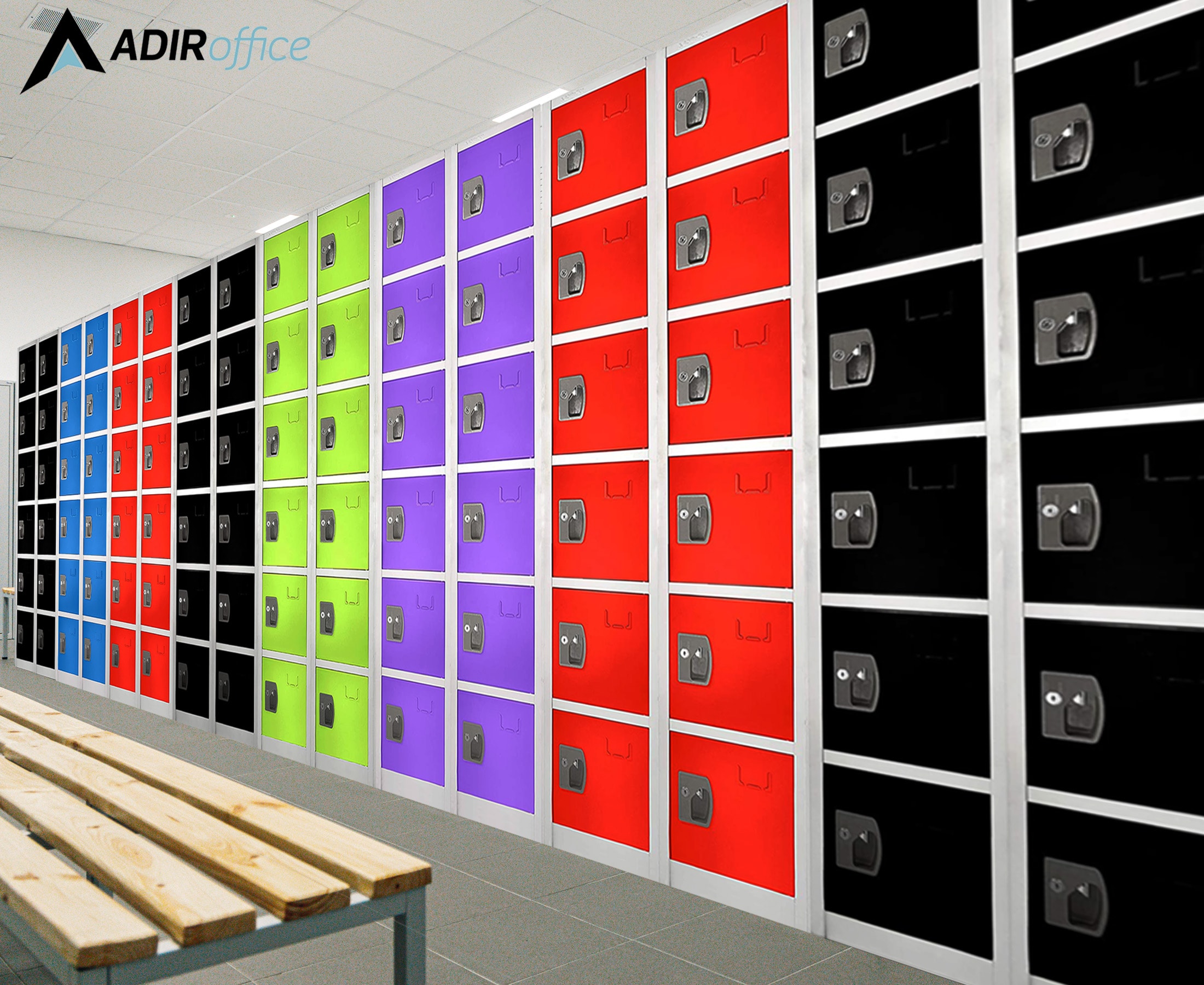 AdirOffice 629-206-PUR-2PK Storage-Lockers - View #16