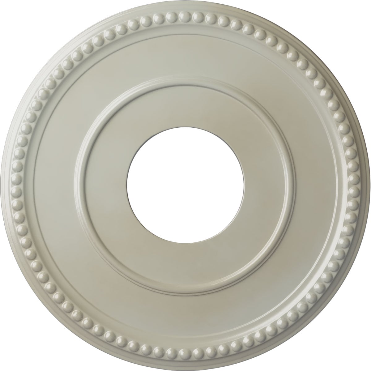 Ekena Millwork CM12BRFBS Bradford 12.5-in W x 12.5-in L Painted Flash Blue Polyurethane Whole Ceiling Medallion