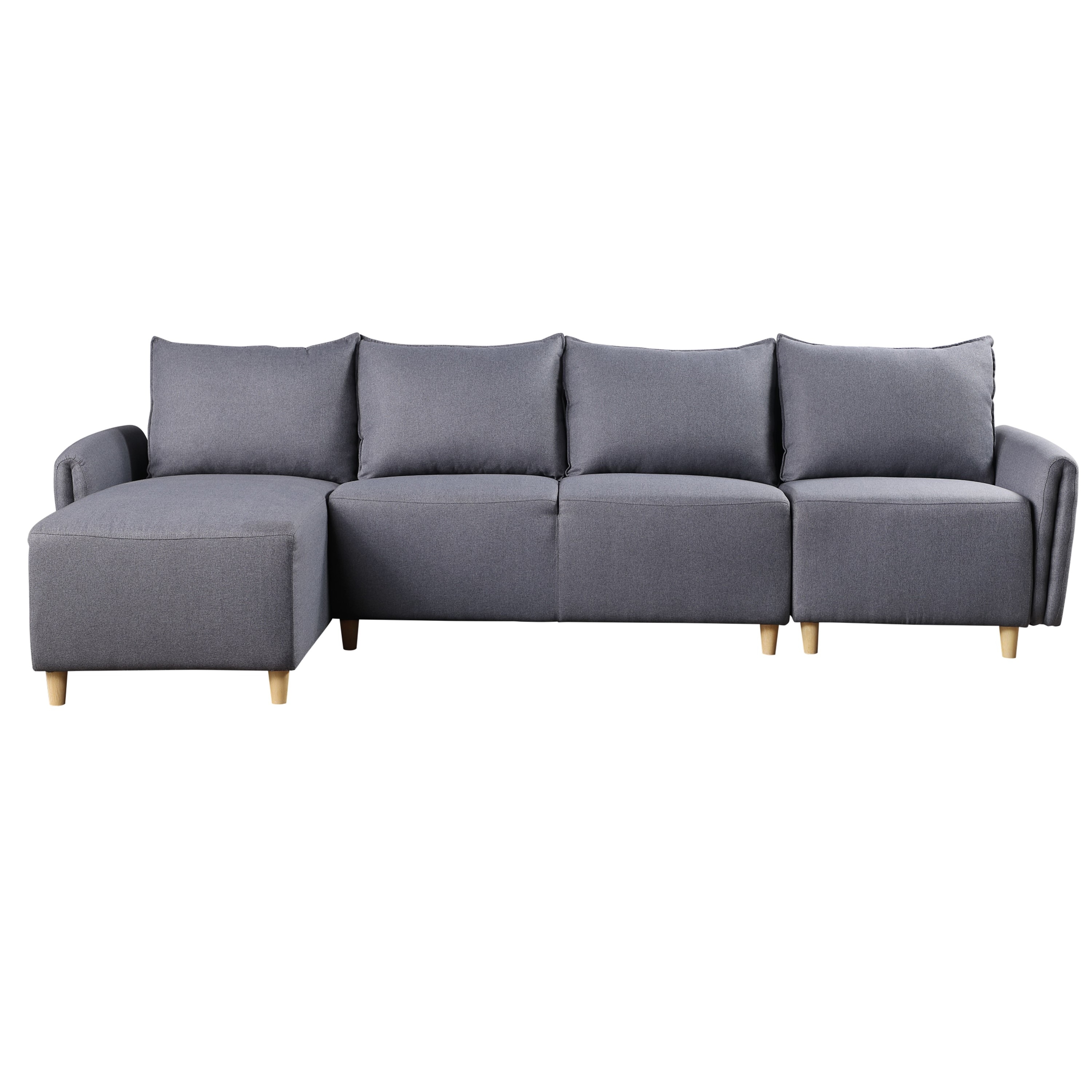 Venetian Worldwide VA-51830 125-in Casual Gray Sectional