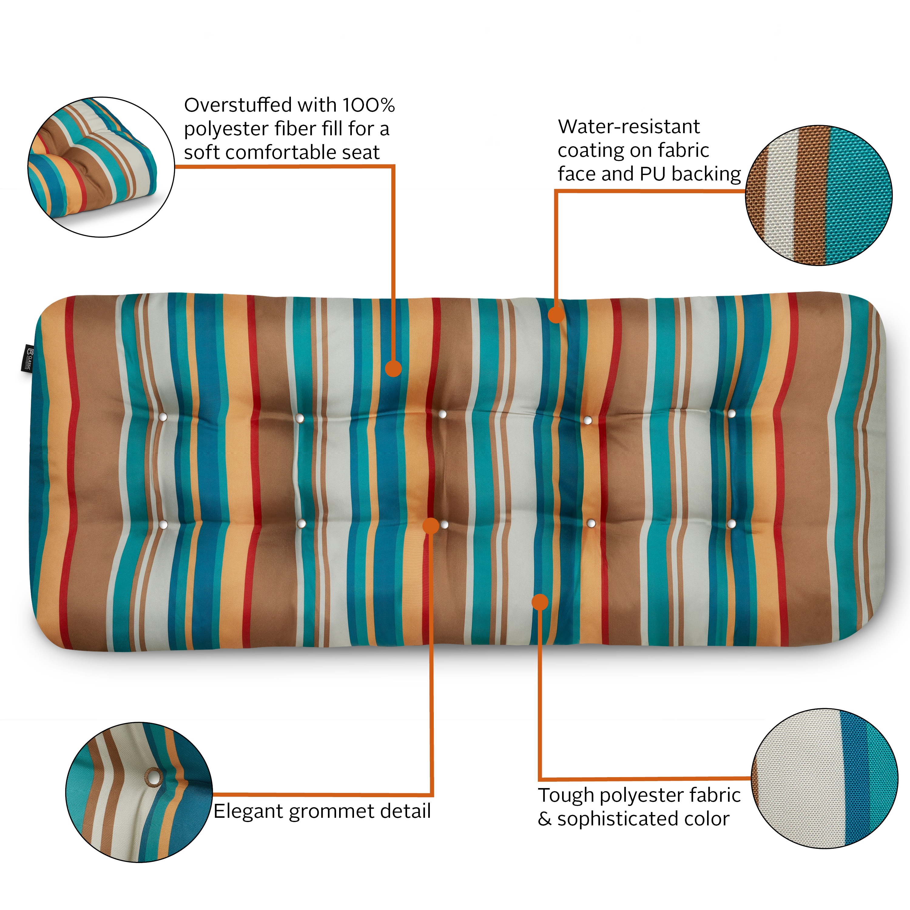 Classic Accessories 62-208-013401-EC Patio-Furniture-Cushions - View #4