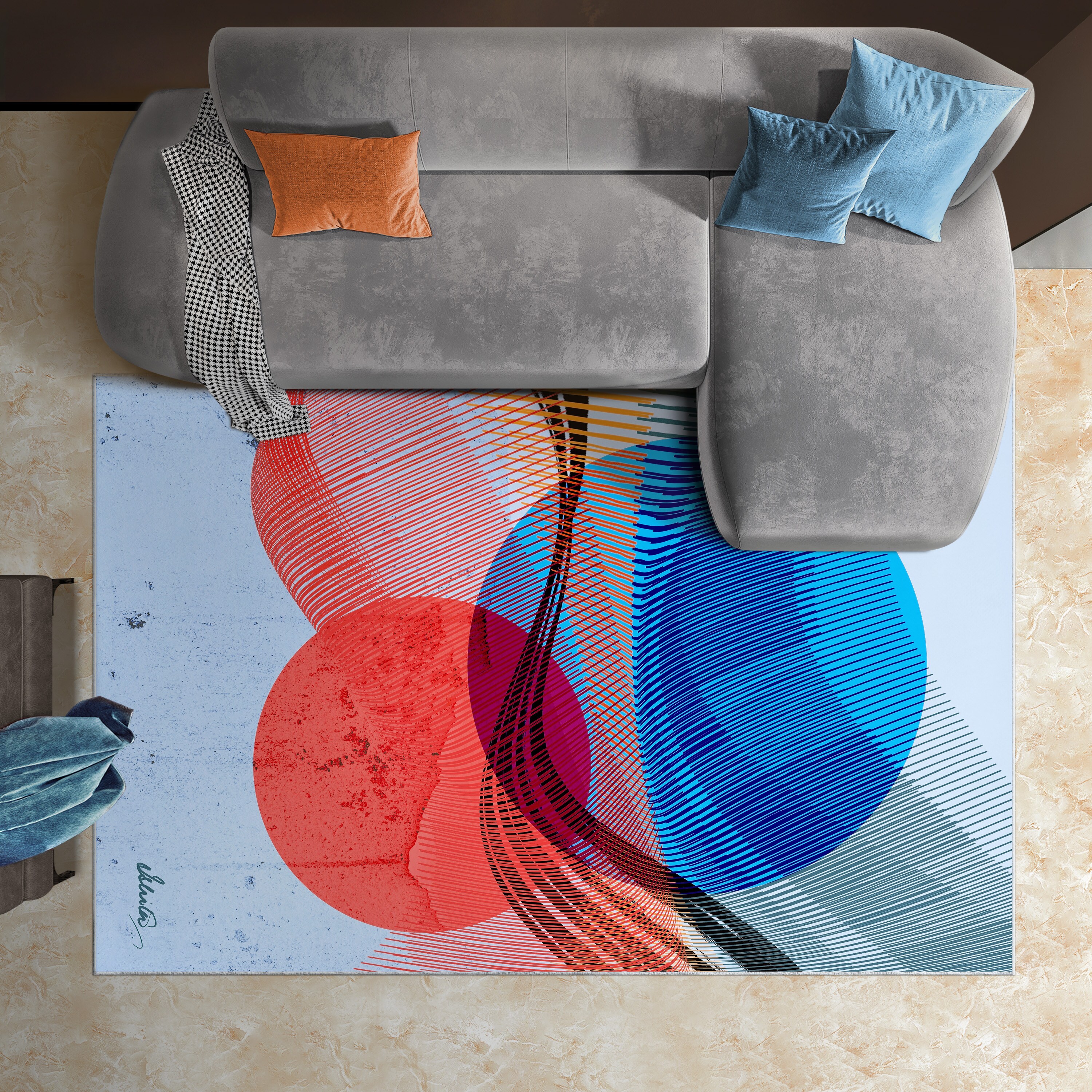 Empire Art Direct TDA-IC4530-0508C2 rugs - View #2