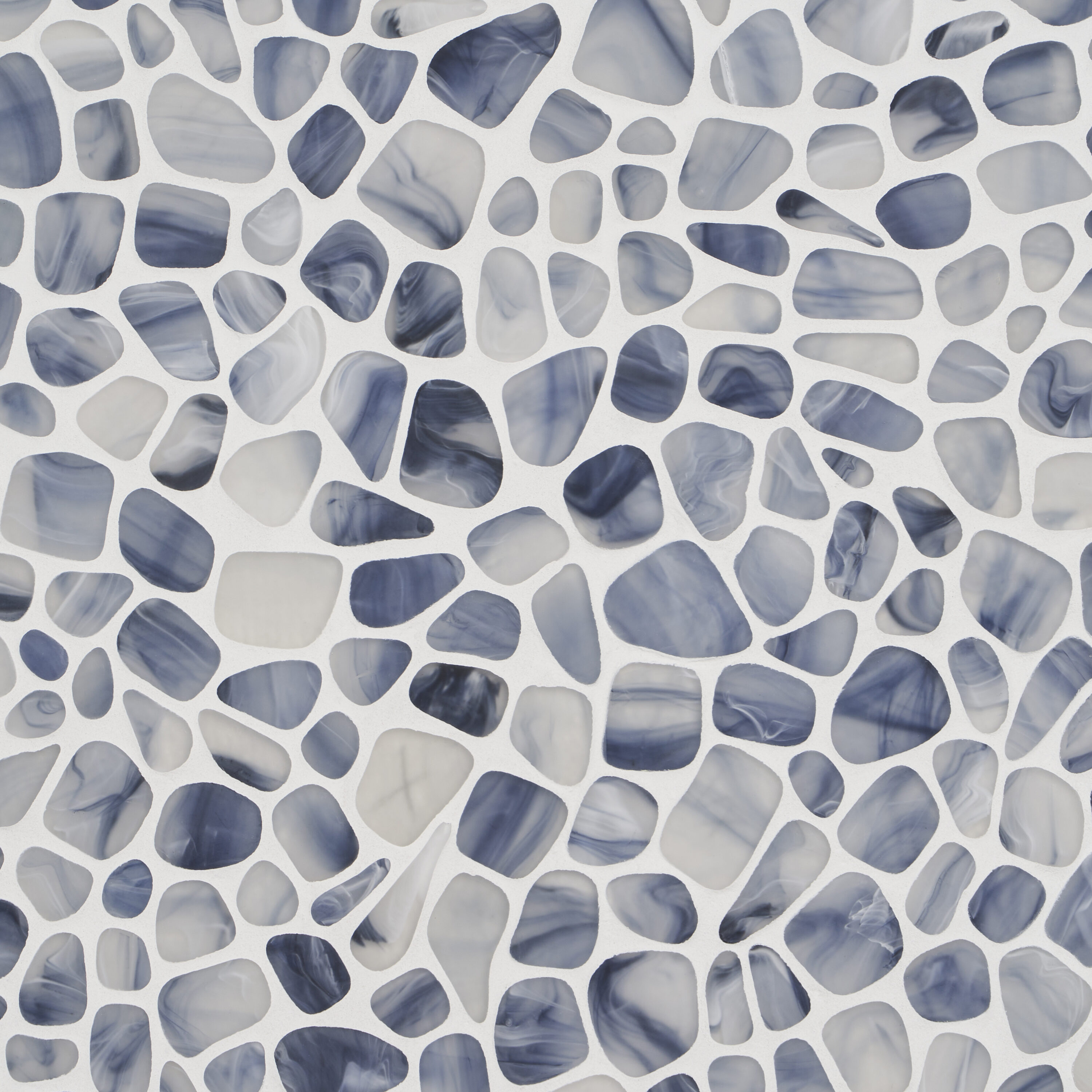 Artmore Tile Marine Blue 12-in x 12-in Frosted Glass Pebble Stone Look  Floor and Wall Tile (0.96-sq. ft/ Piece) in the Tile department at