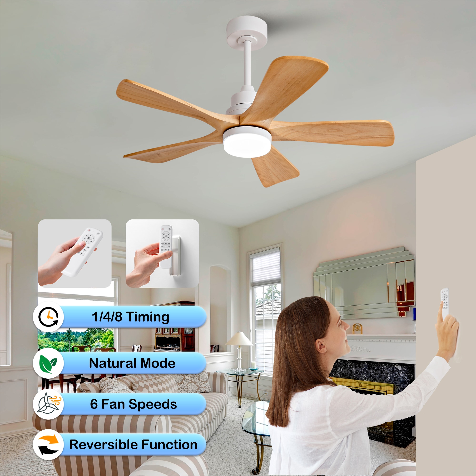 LUXEYARD DS-J-FAN49 Ceiling-Fans - View #4