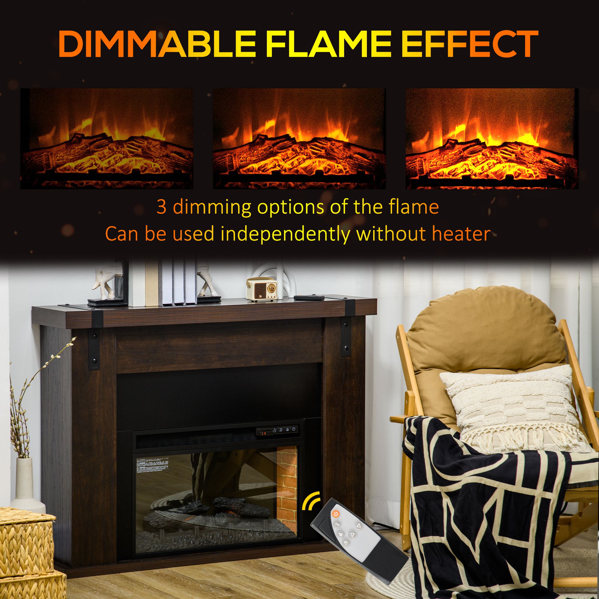 Clihome CL-BI42Z Electric-Fireplaces - View #8