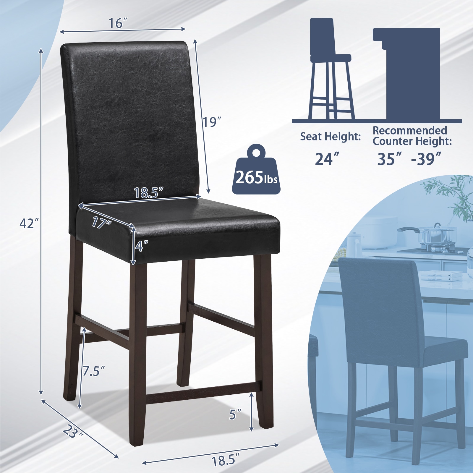 Slickblue D-CO-KB55701VJ stools - View #6