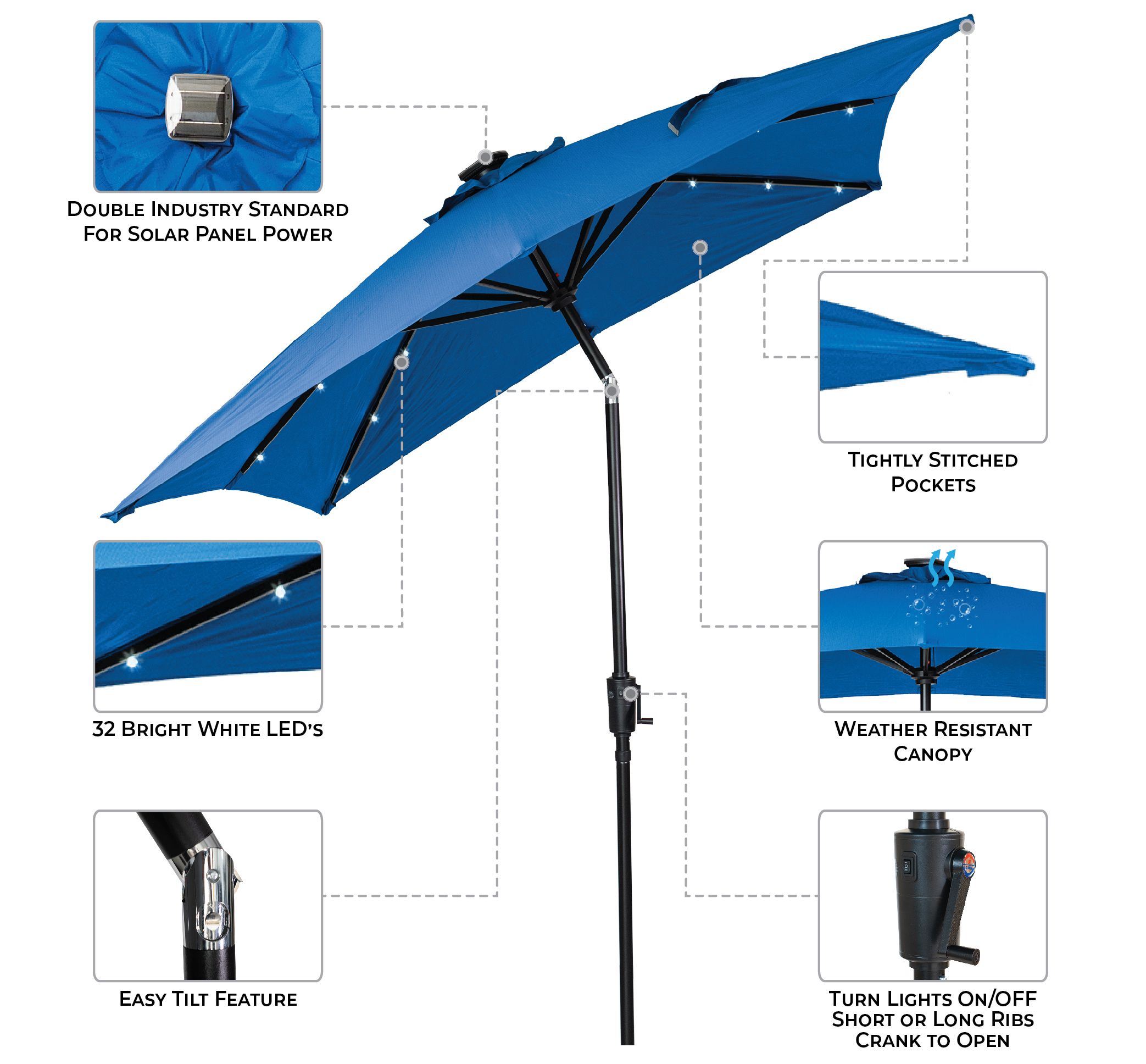 Sun-Ray 8L1061OLE Umbrellas-2 - View #2