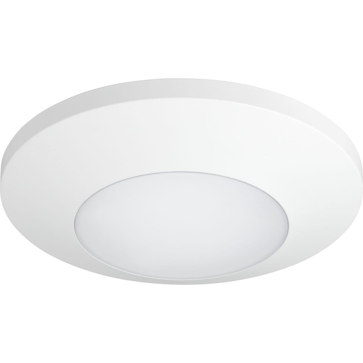 Progress Lighting P810043-030-CS CCT LED 1 -Light 7.5-in White Integrated LED Flush Mount Light