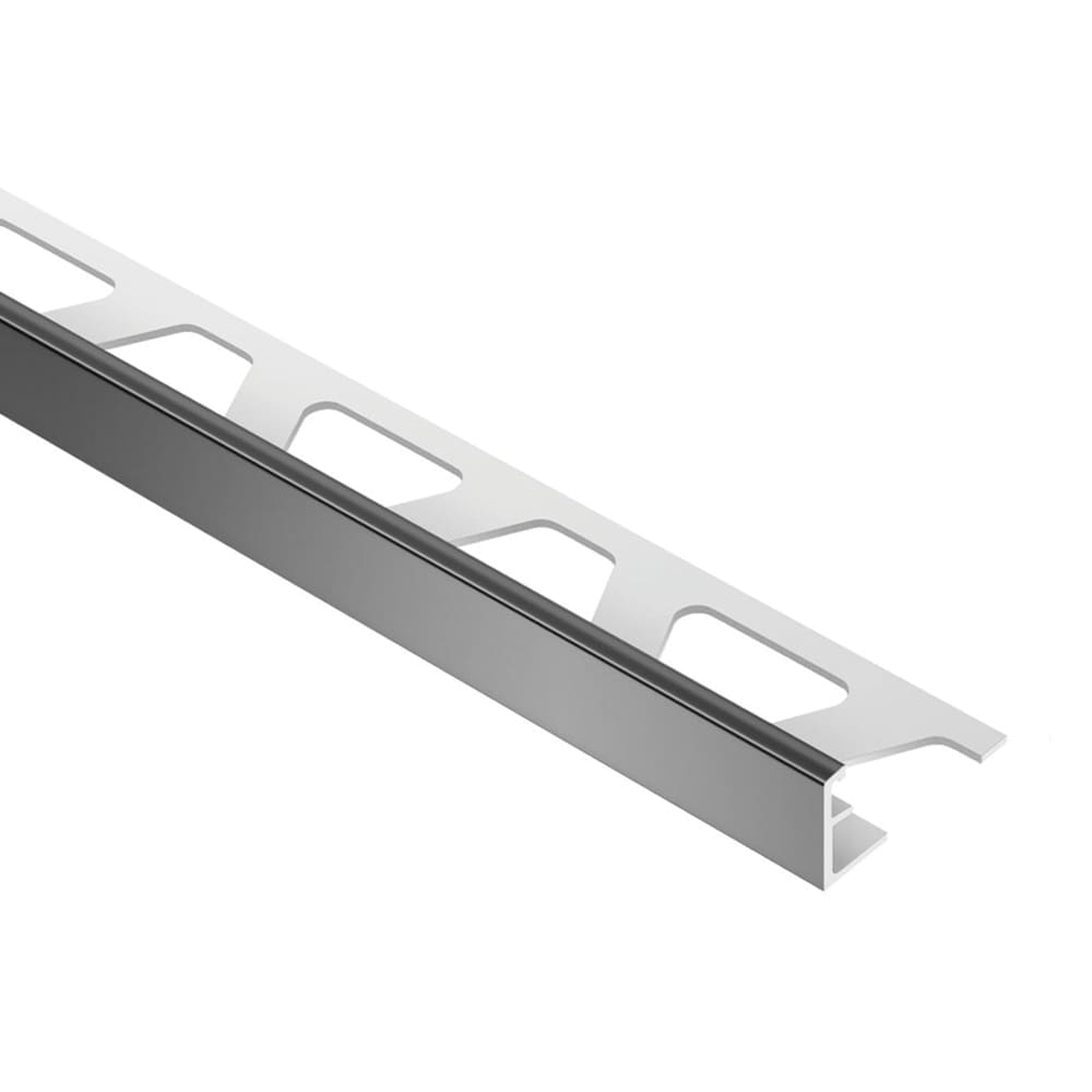 Schluter Systems A125GS Schiene 0.5-in W x 98.5-in L Black Color-Coated Aluminum Aluminum L-angle Tile Edge Trim