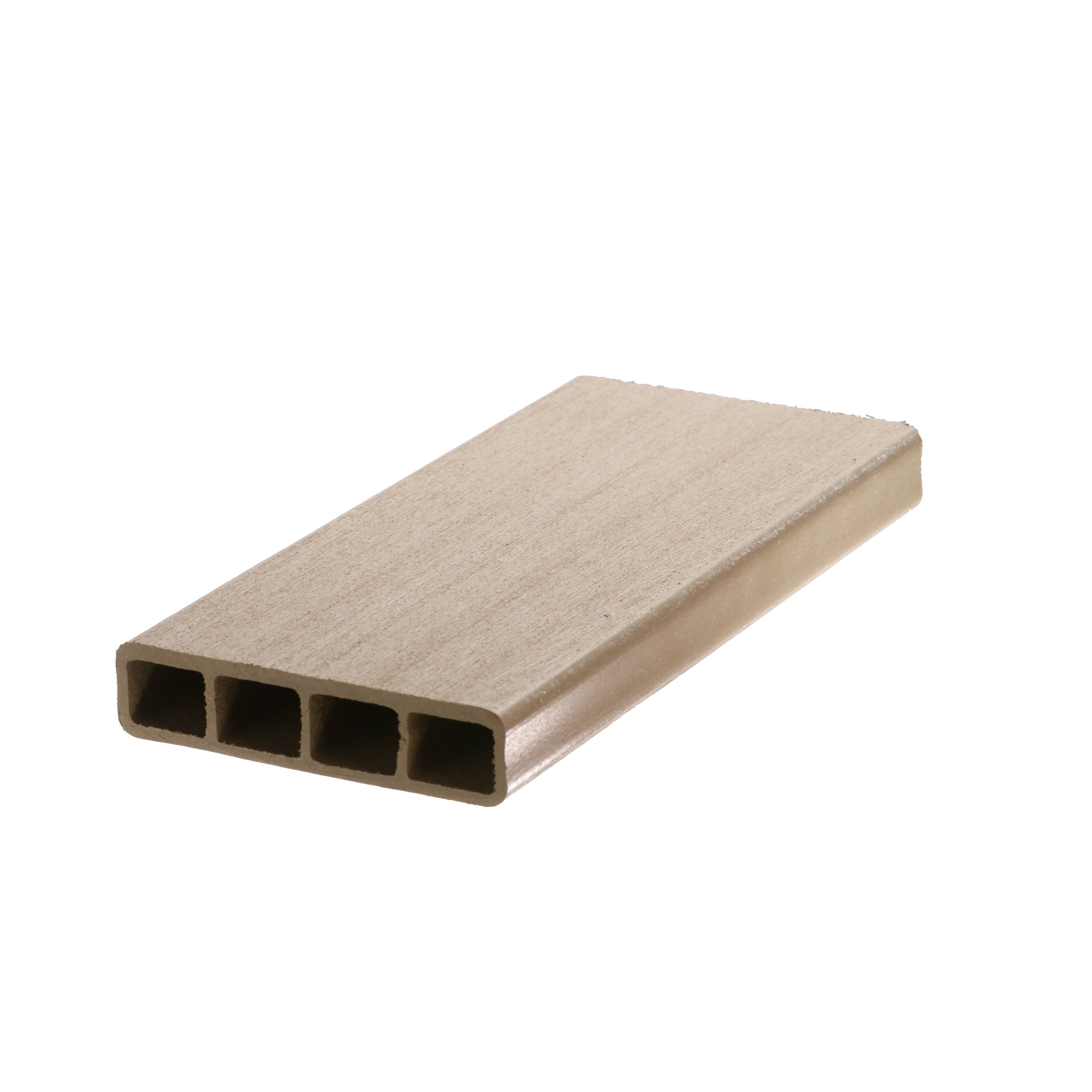 DuxxBak Composite Decking DX-ID-144CS-S4S I.Dekk 1-in x 6-in x 12-ft Cool Sand Square Composite Deck board