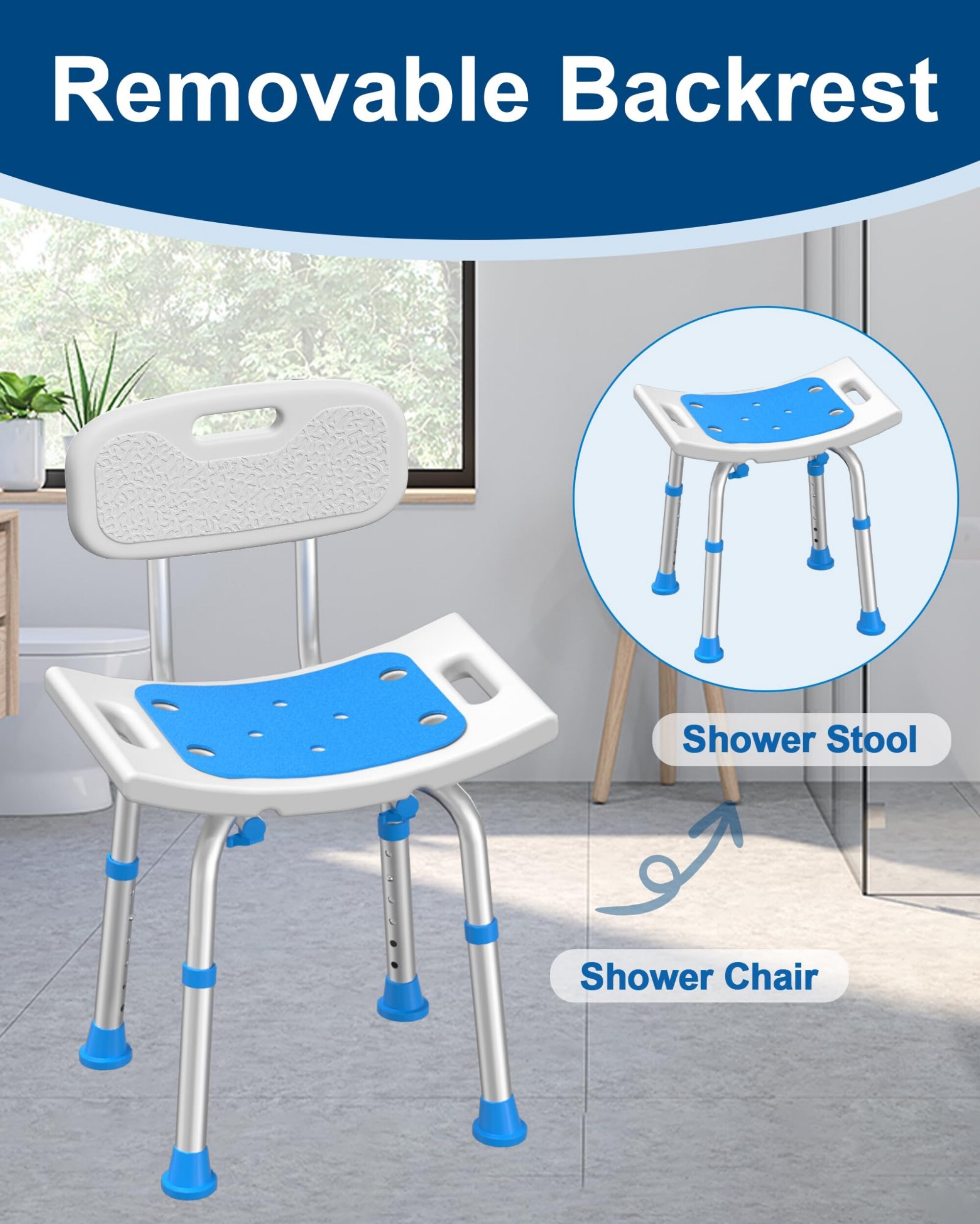 Wudkey L4-ON2G4C Bath-Safety-Seats-Benches - View #5