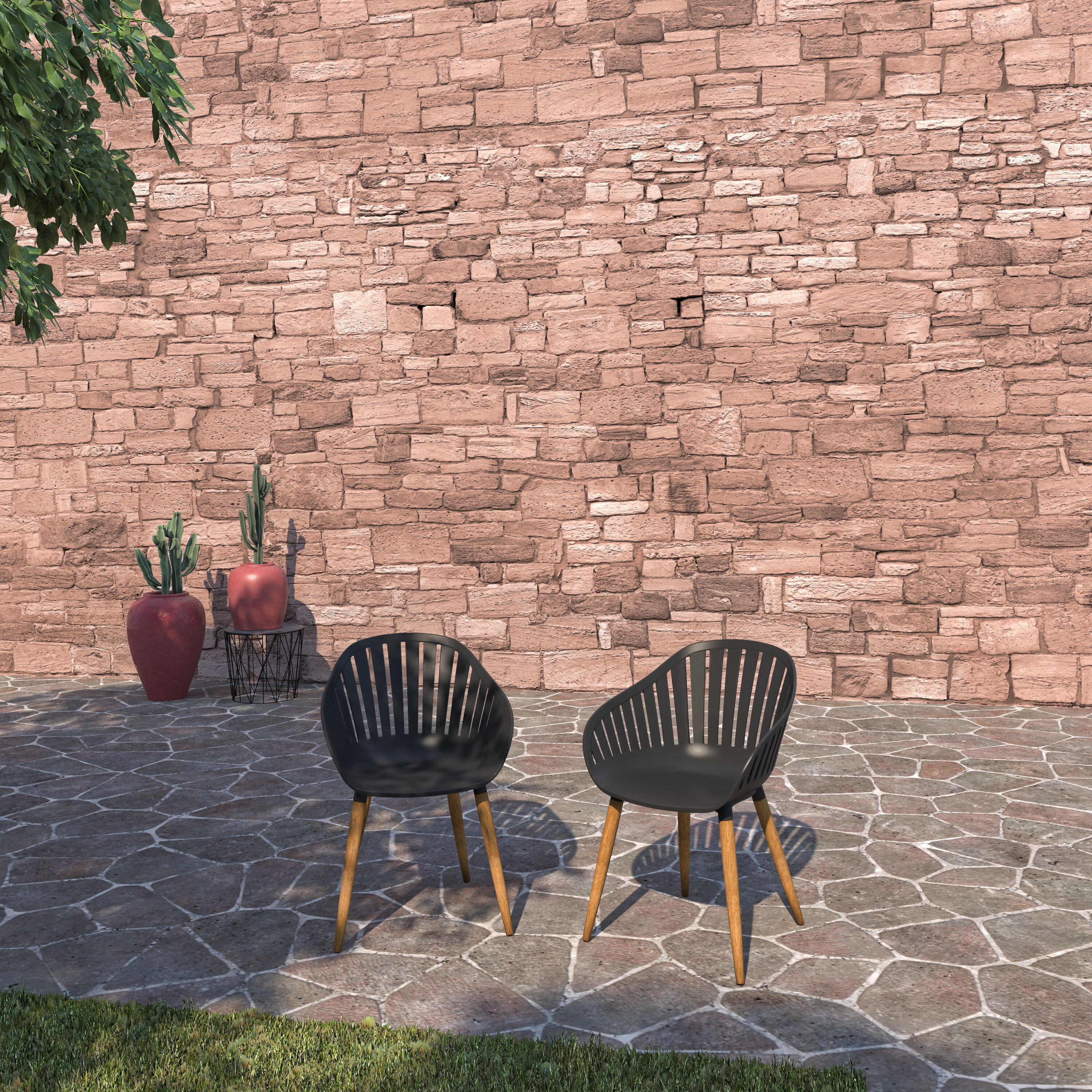 Amazonia PORTBK8CANARMBK Patio-Dining-Sets - View #6