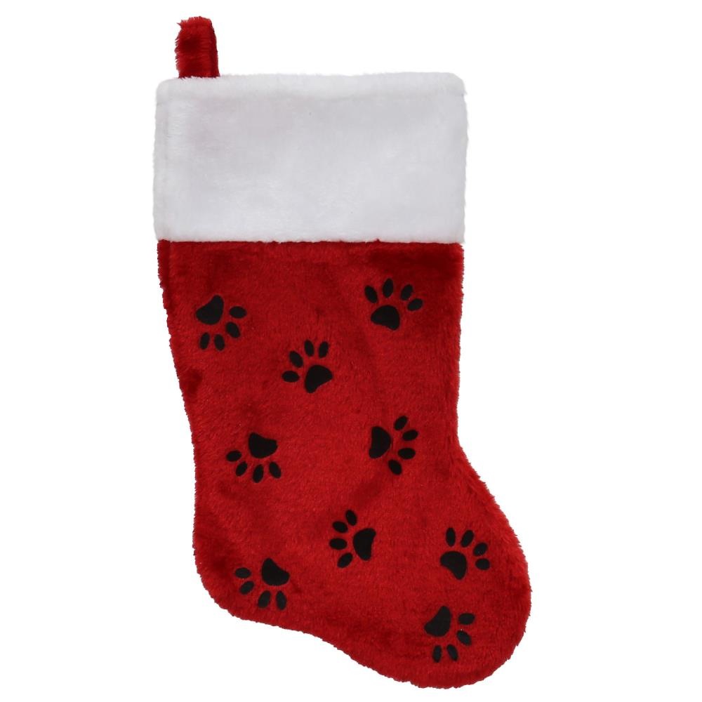 Holiday Living 16-in Red Pet Christmas Stocking at Lowes.com