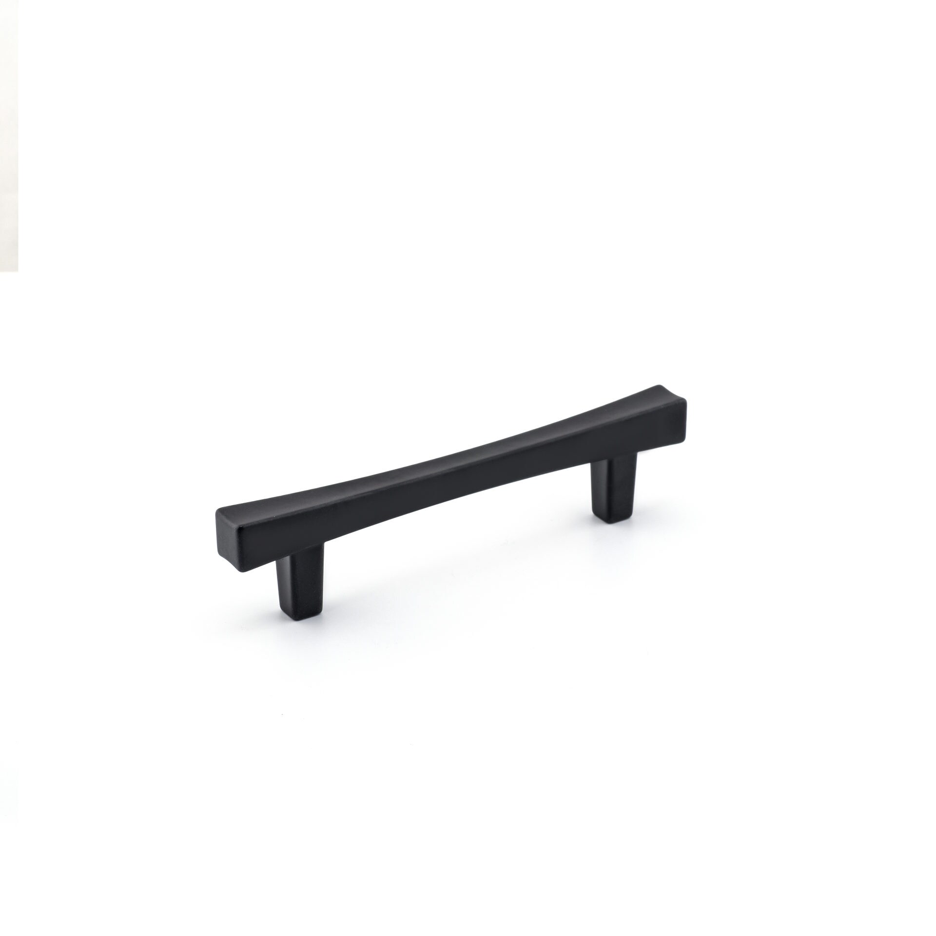 Richelieu BP722796900 Westmount 3-3/4-in , 96mm Center to Center Matte Black Rectangular Handle