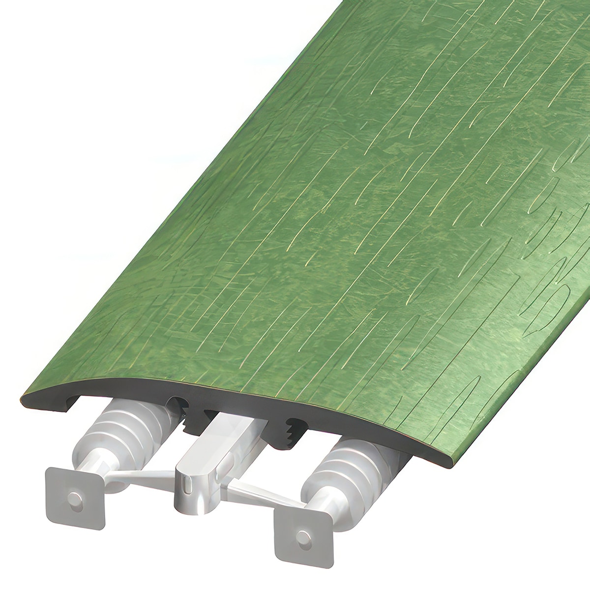Versatrim SLT-116546 P32 Marmoleum Click Seal Marmoleum Click Seal color Leaf 0.25-in T x 2-in W x 94-in L PVC 3-in-1 T-moulding/Reducer/Endcap