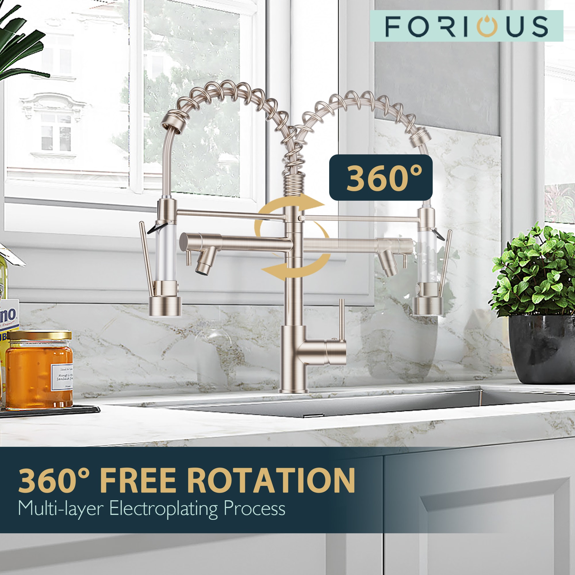FORIOUS LL45000BN Kitchen-Faucets - View #2