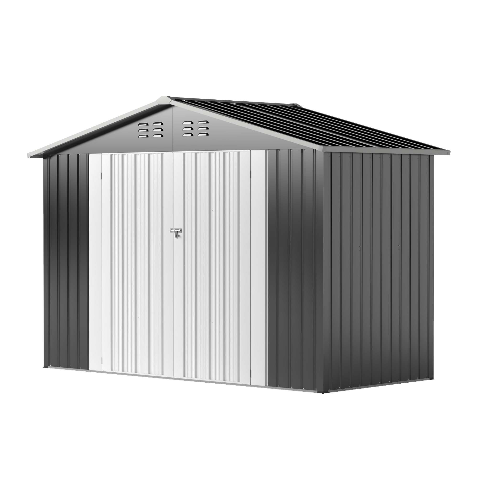 Mondawe MD-HG61P1365 9-ft x 4-ft Galvanized steel Storage Shed
