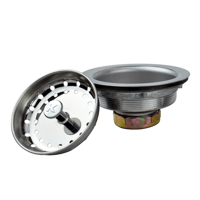 JBS Premium Sink Strainer Polished Stainless Steel Perforated Basket Ideal For 5.3 ~ 5.9 