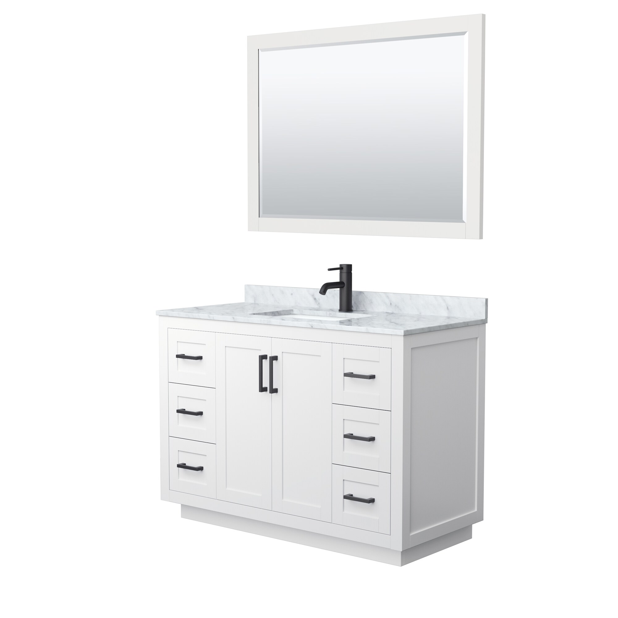 Wyndham Collection WCF292948SWBCMUNSM46 Bath-Vanity-Combo - View #2