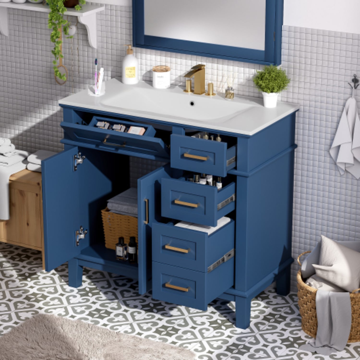 GDFStudio 345584 Bath-Vanity-Combo - View #3