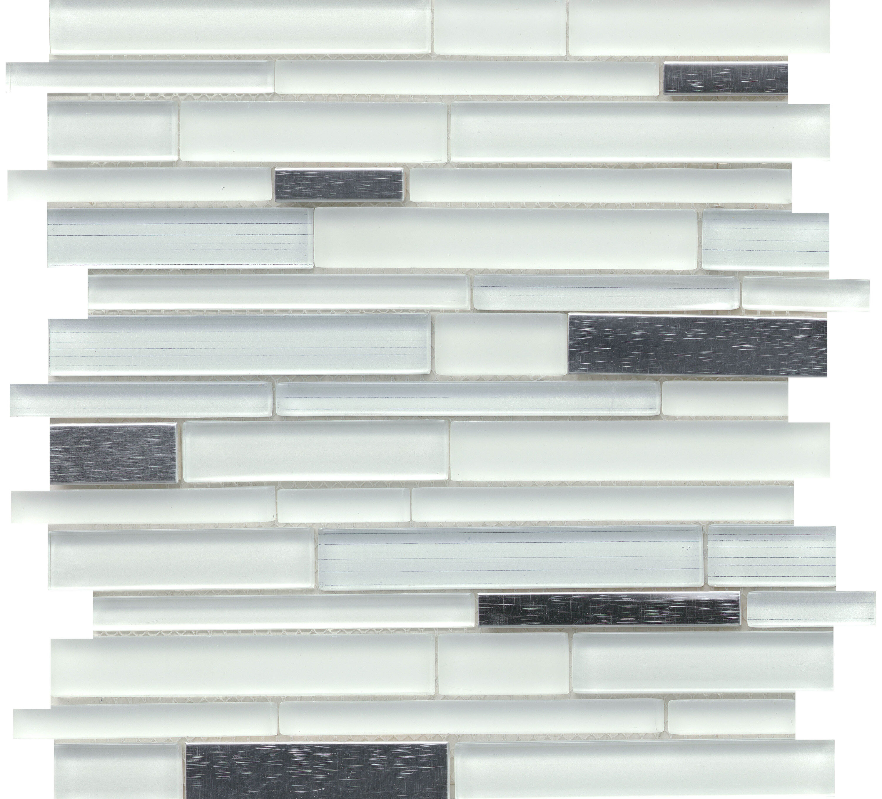 Emser W80FLASAB1213MO Flash Ablaze 12-in x 13-in Glossy Glass Linear Patterned Wall Tile (3.76-sq. ft/ Carton)