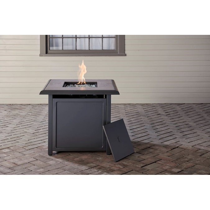Gas Fire Pits Department At, Melina Tile Top Fire Pit Table 30