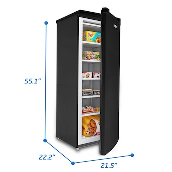 Commercial Cool 6.0 Cu. ft. Upright Freezer,Black CCUL60B6
