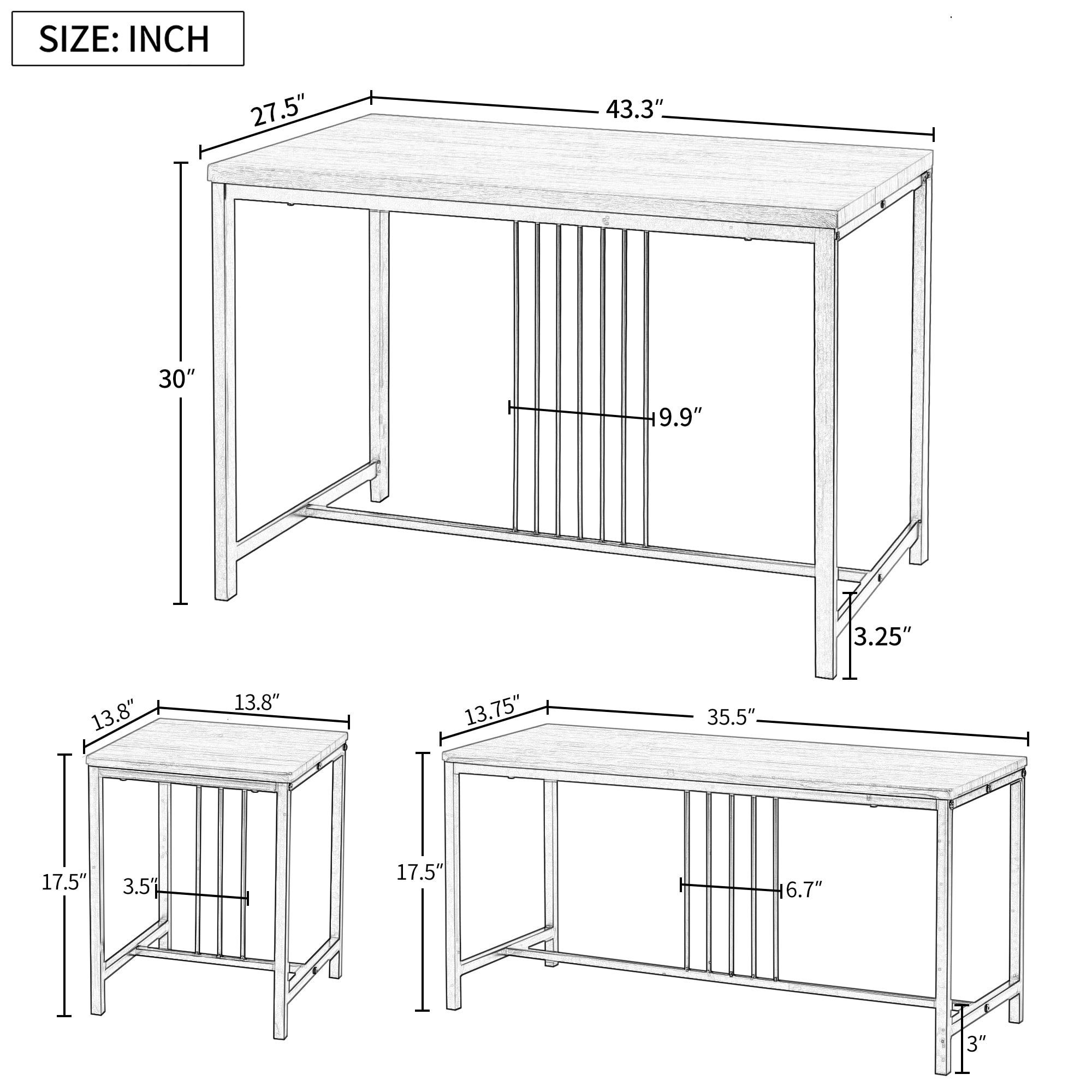 CASAINC TO-728-BR Dining-Sets - View #18