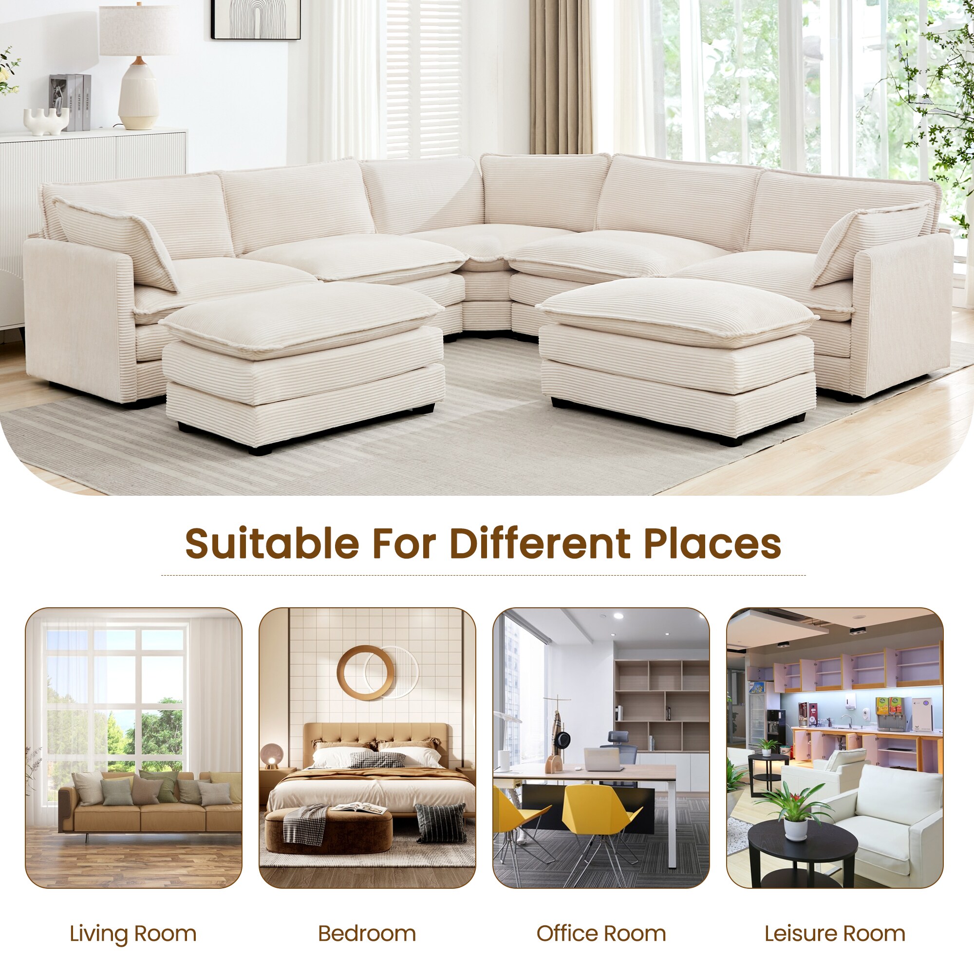 JEAREY HNBYZTY-RED Sofas-Loveseats - View #8