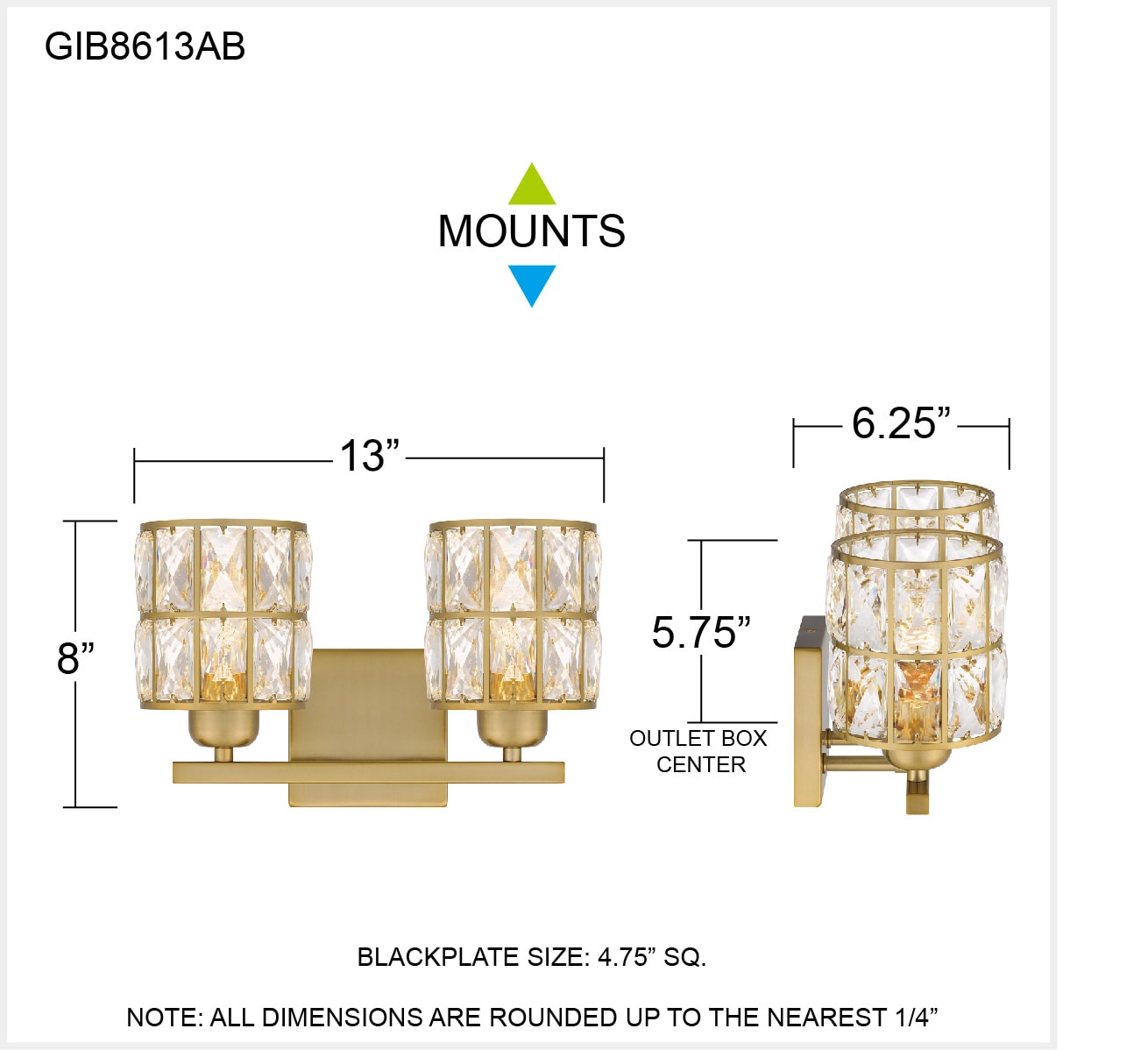 Quoizel GIB8613AB b089995 - View #6