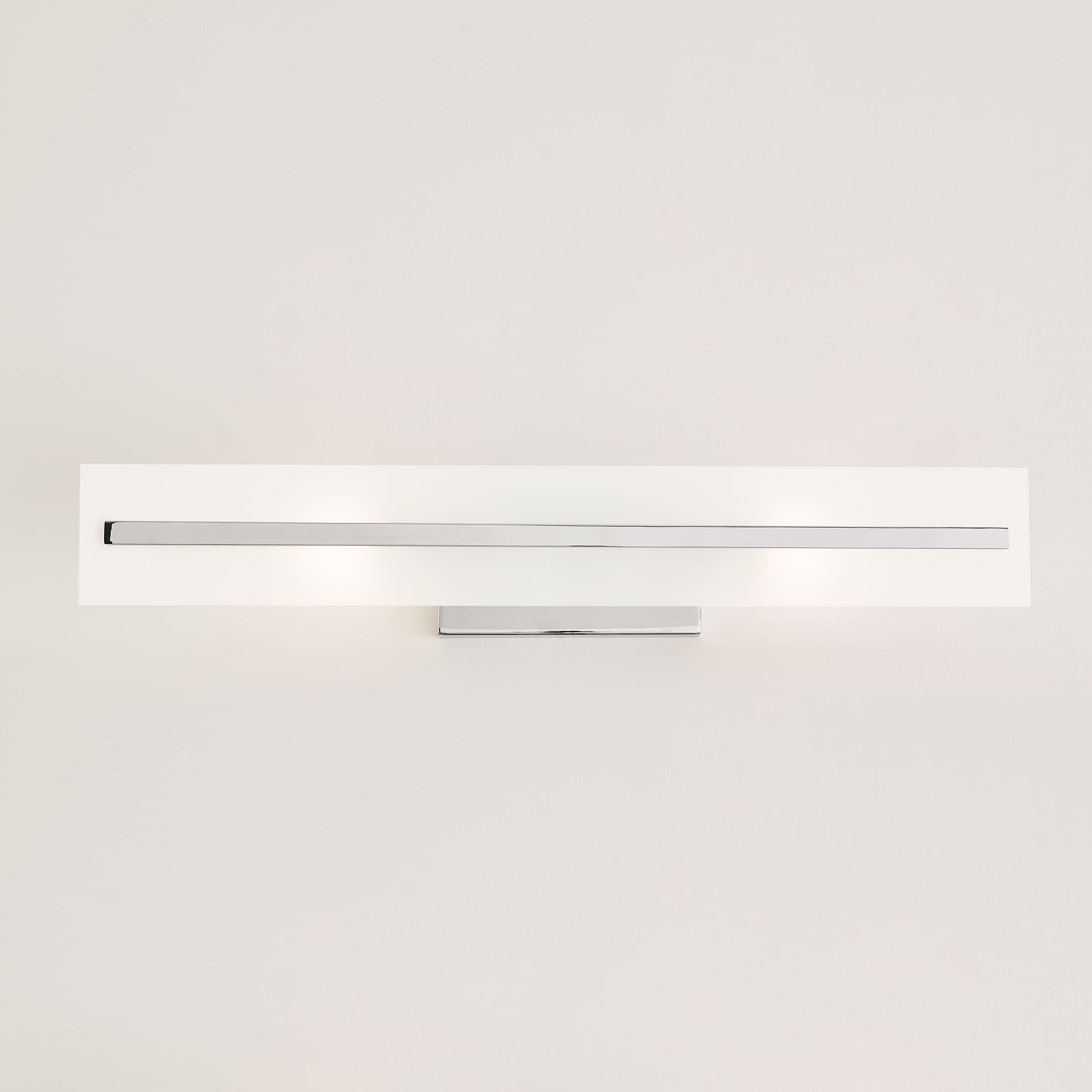 Dex Chrome 2-Light Outdoor Vanity with Satin Etched Glass