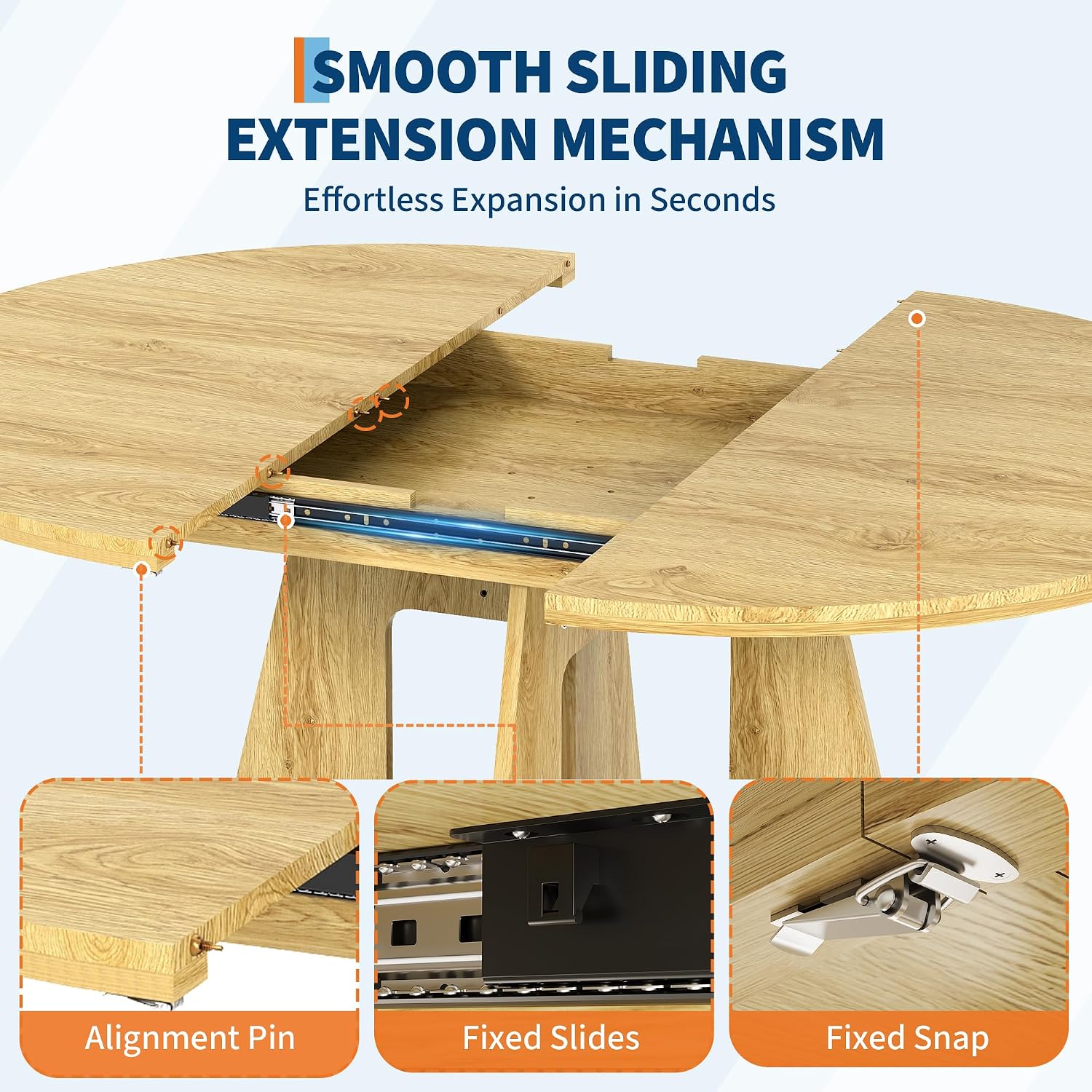 GAOMON CNAUKZX1RODKU2YLR Dining-Tables - View #6