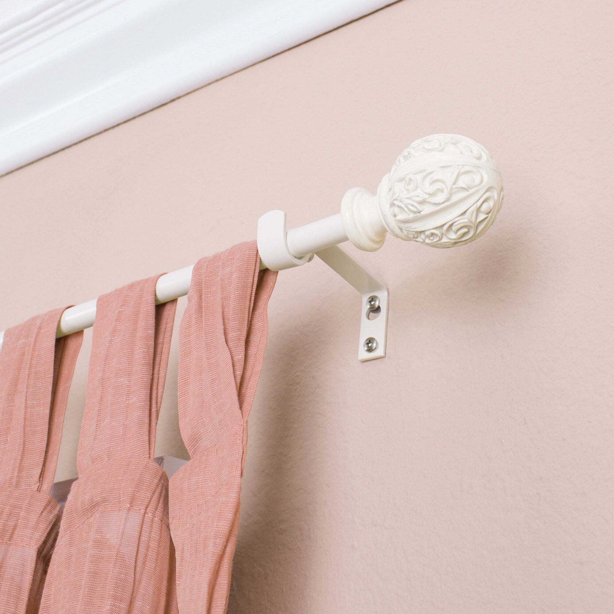 Decopolitan 31122-WT Curtain-Rods - View #2