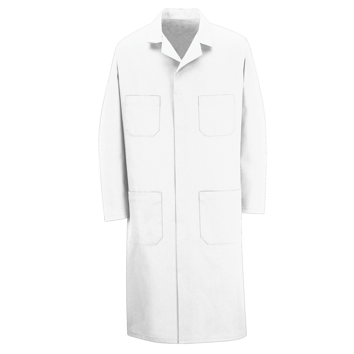 Red kap hot sale white coat